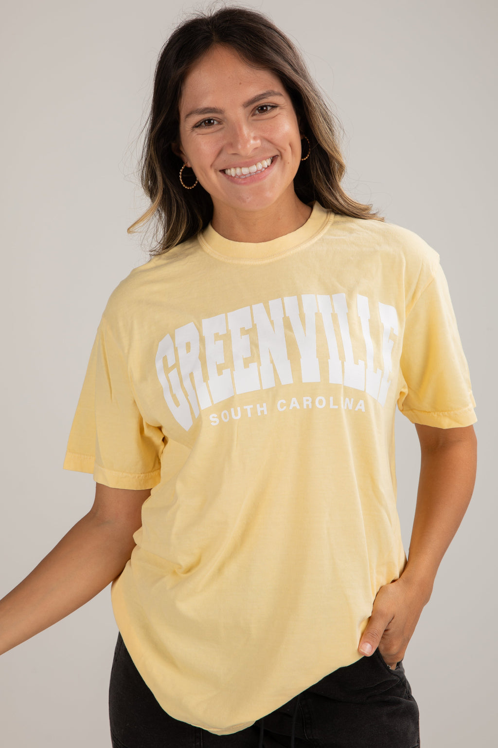 Yellow Greenville South Carolina Tee
