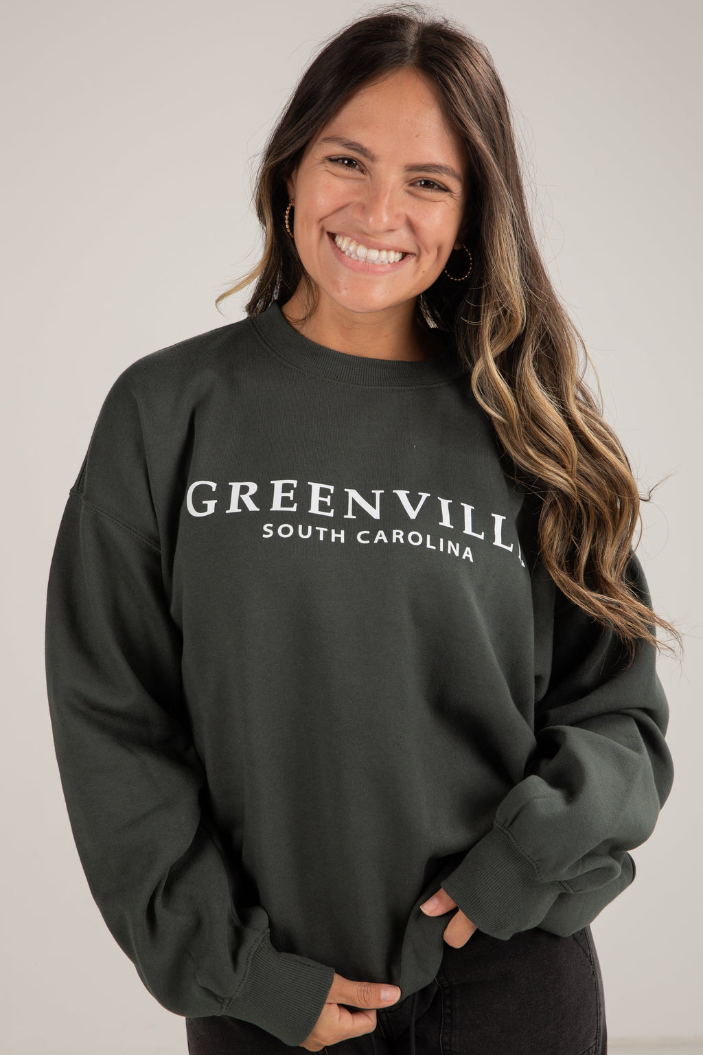 Dark Green Greenville South Carolina Sweatshirt
