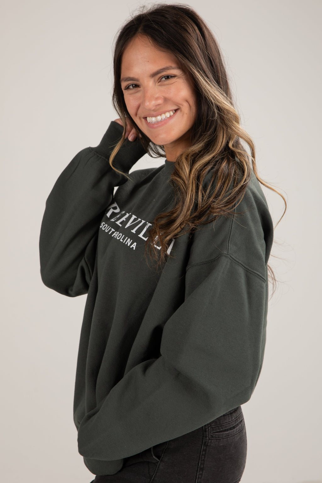 Dark Green Greenville South Carolina Sweatshirt