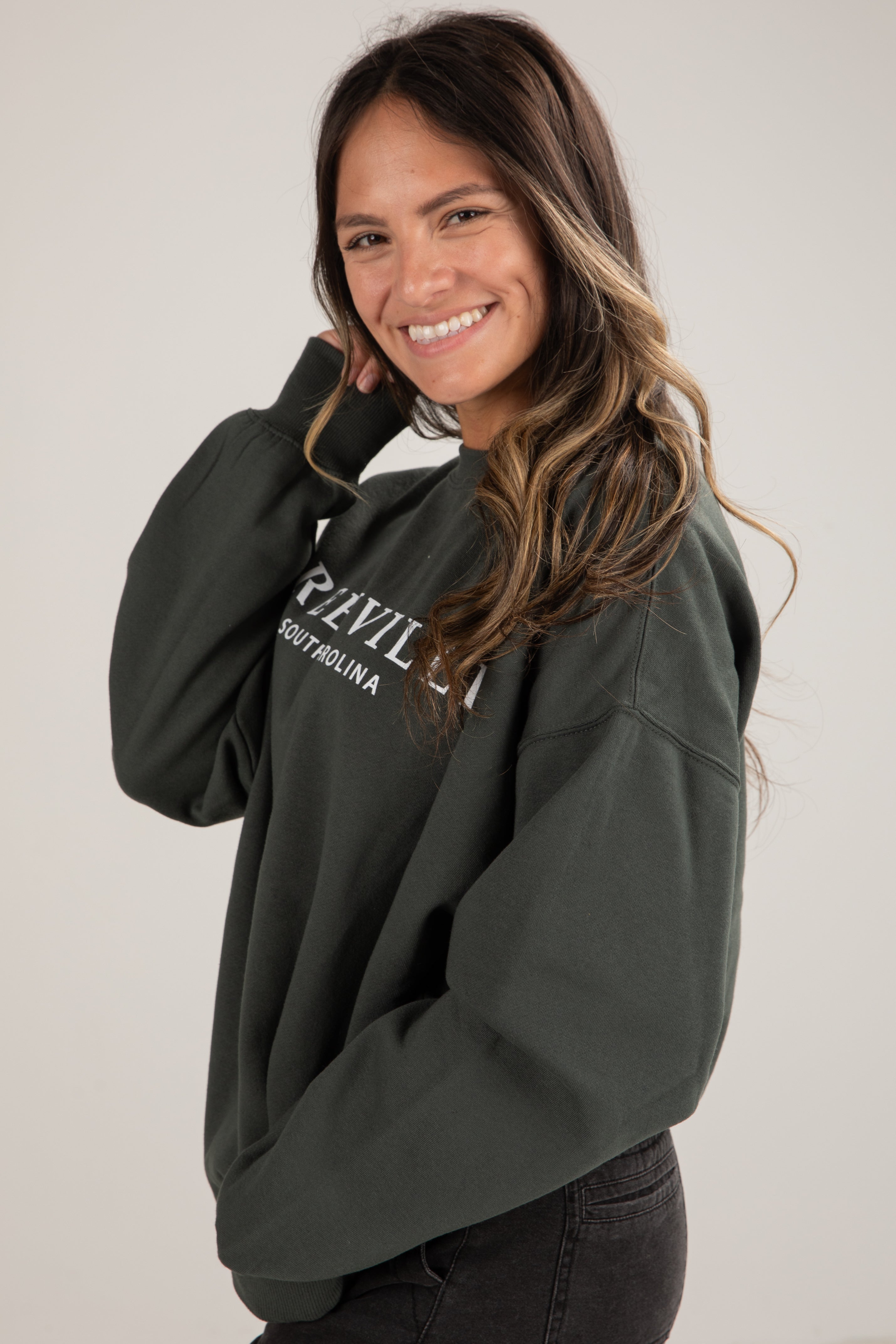 Dark Green Greenville South Carolina Sweatshirt
