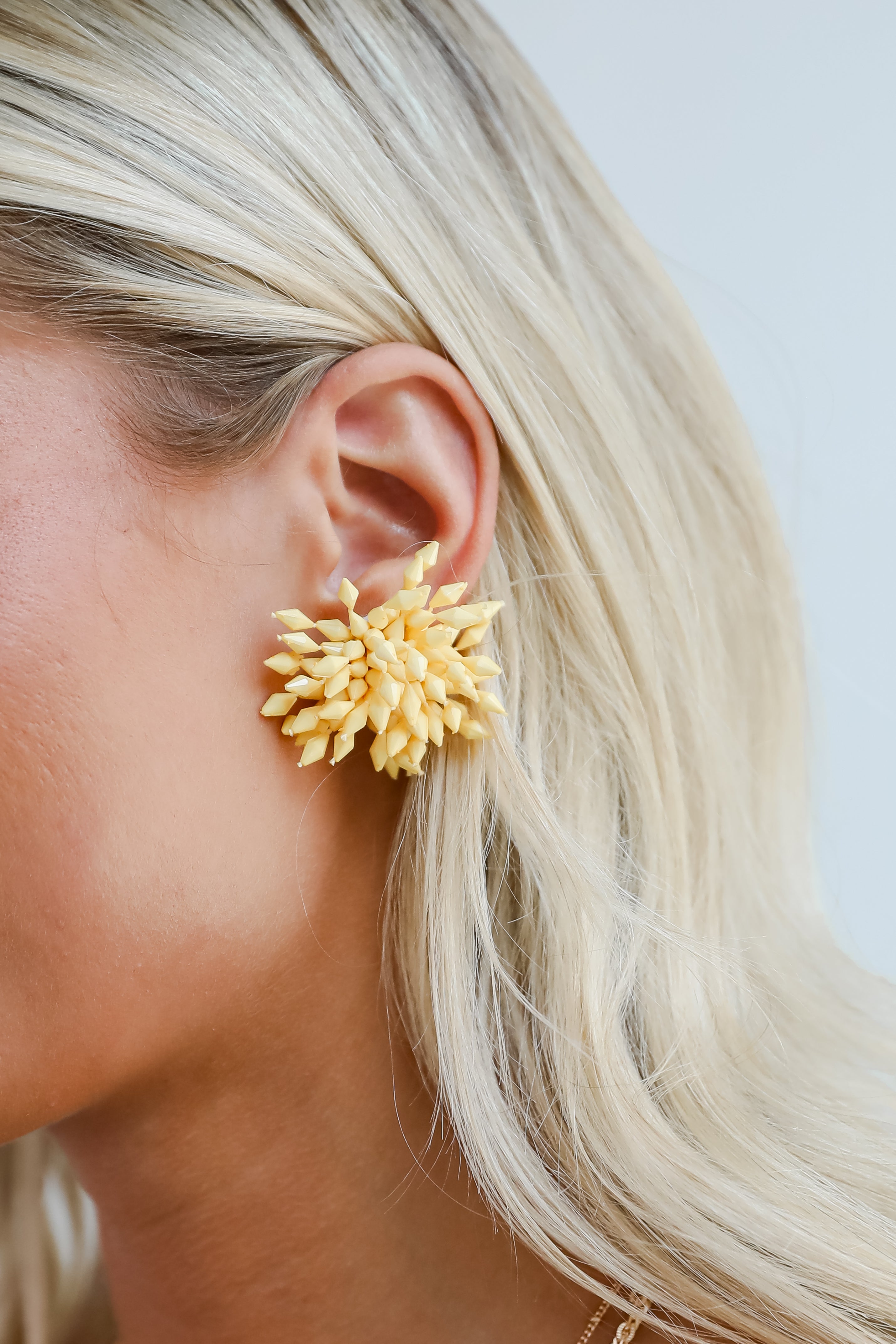 FINAL SALE - Hayley Beaded Statement Earrings