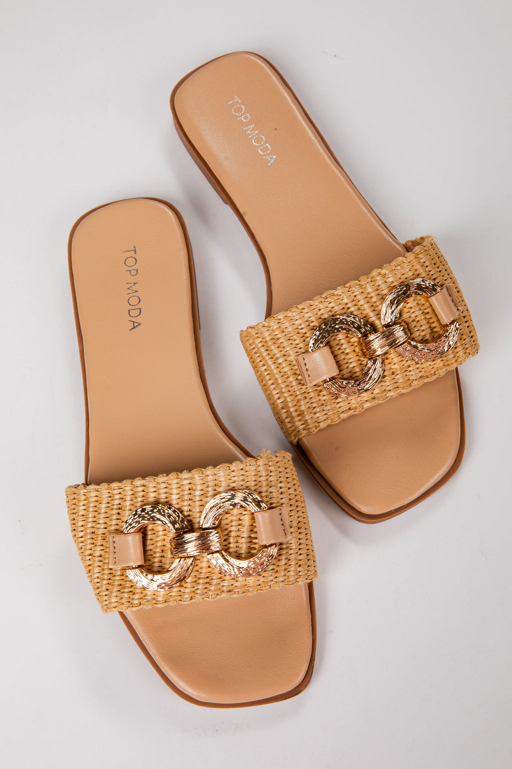 Summer Social Raffia Beige Sandals