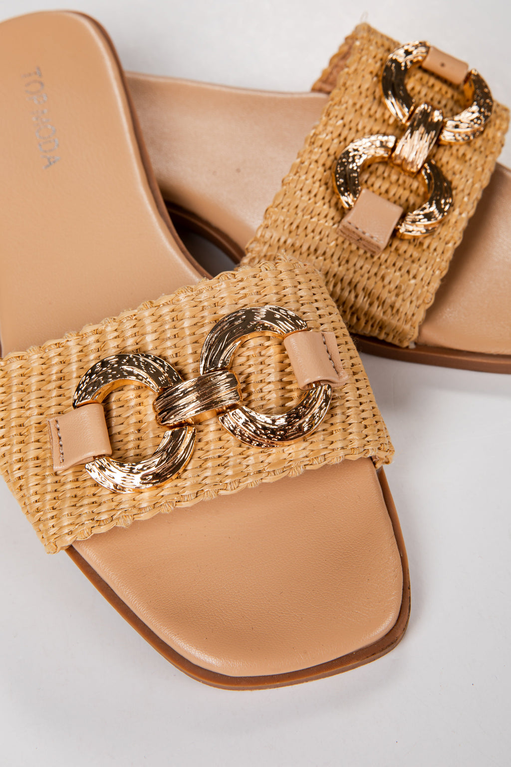 Summer Social Raffia Beige Sandals
