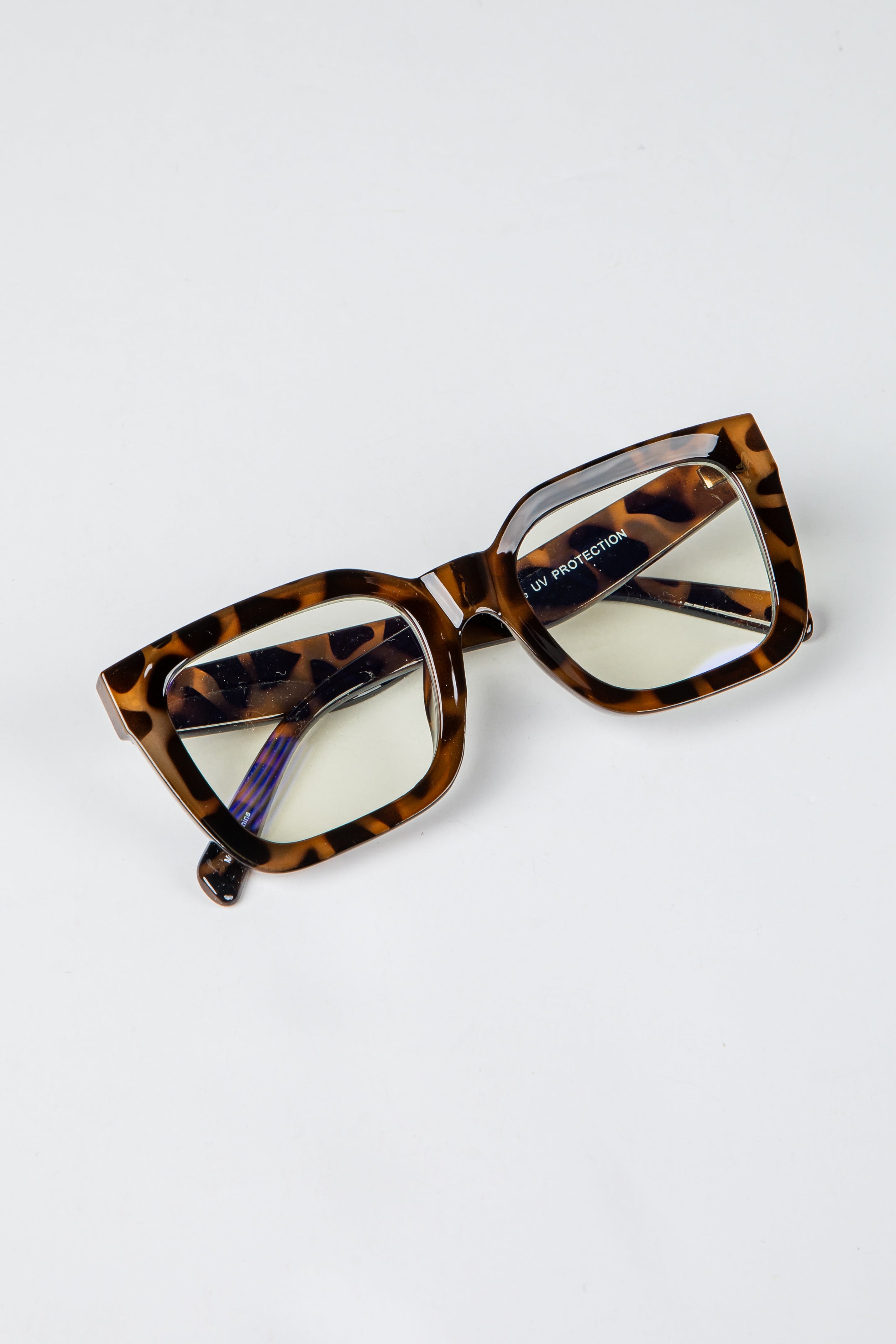 Blue Light Essential Black Square Frames
