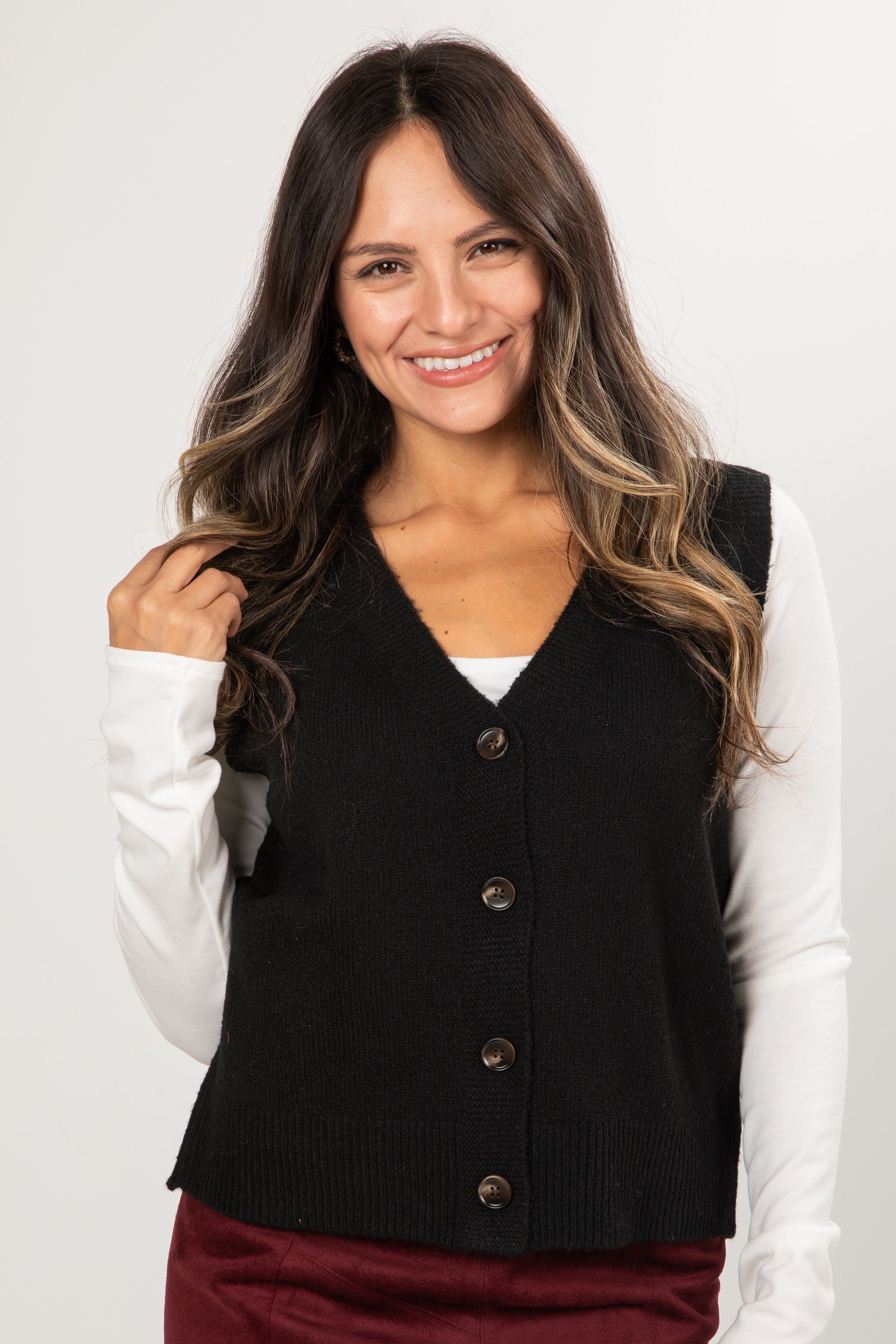 FINAL SALE - Aspen Knit Vest - DU Deal