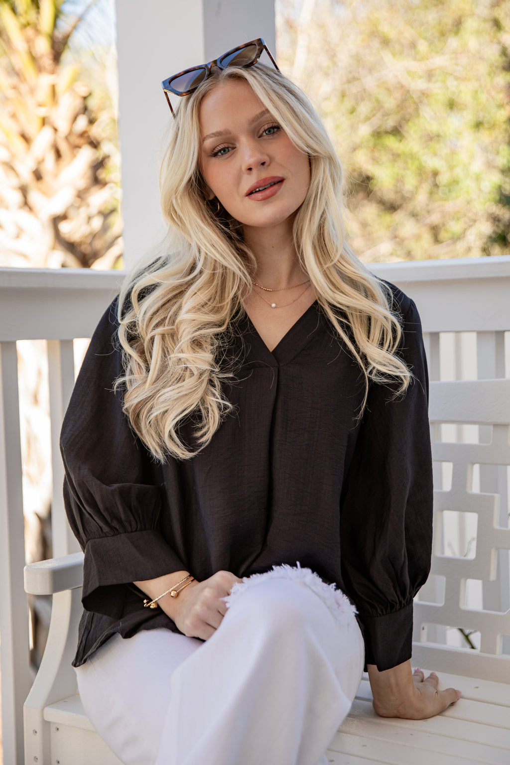 FINAL SALE - Soft Spoken Long Sleeve Blouse