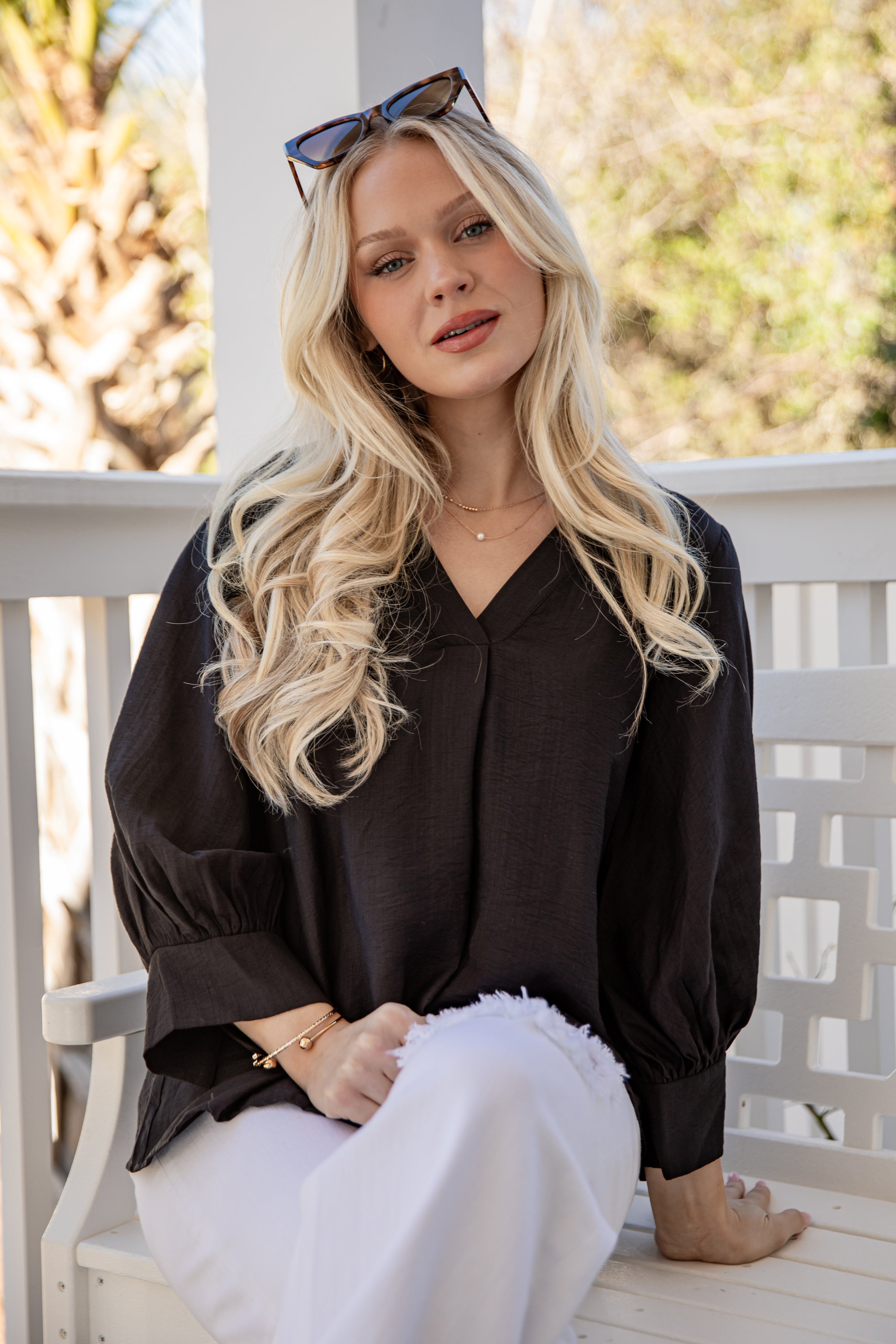 FINAL SALE - Soft Spoken Long Sleeve Blouse