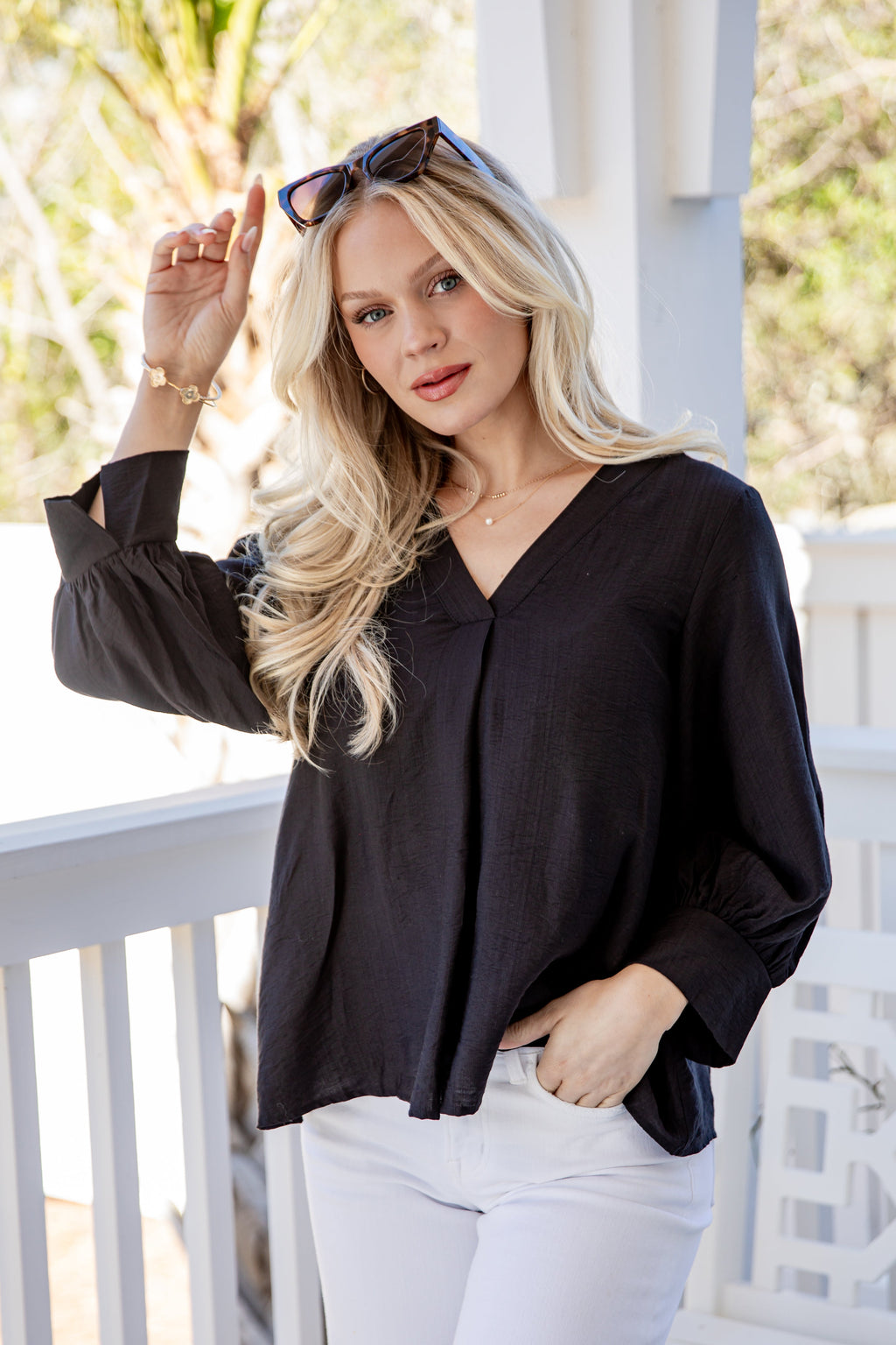 FINAL SALE - Soft Spoken Long Sleeve Blouse