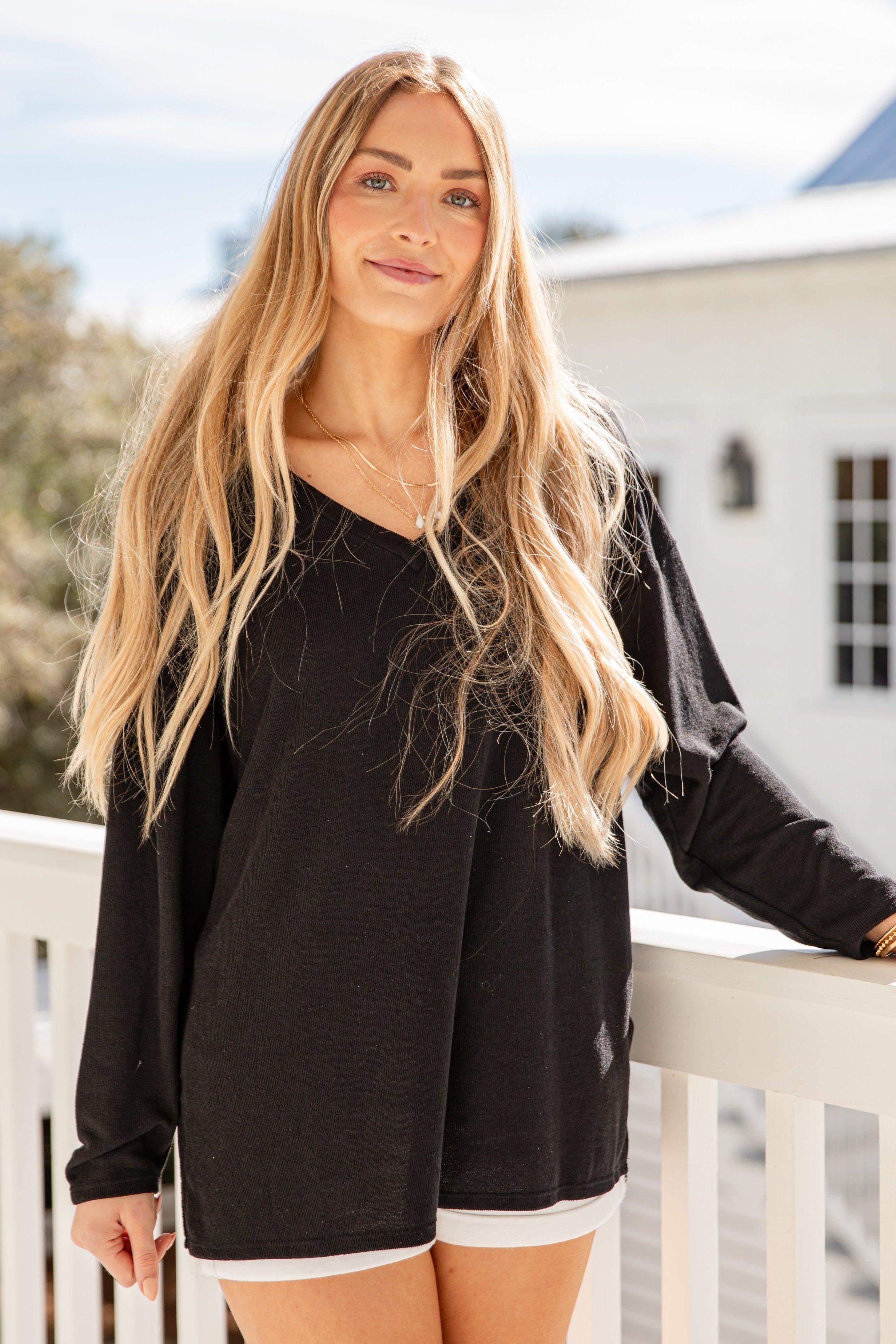 FINAL SALE - Laidback Luxe Long Sleeve Knit