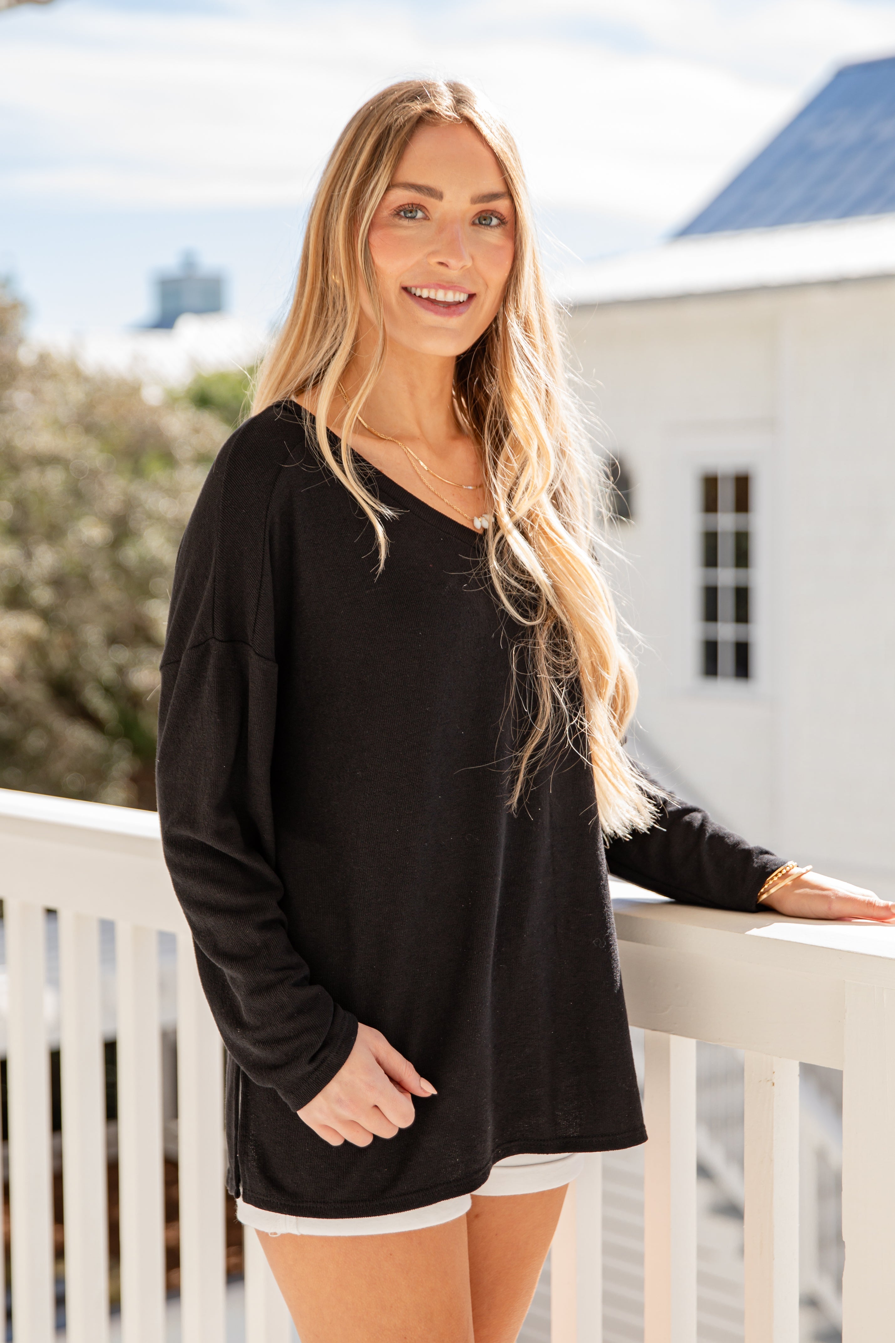 FINAL SALE - Laidback Luxe Long Sleeve Knit