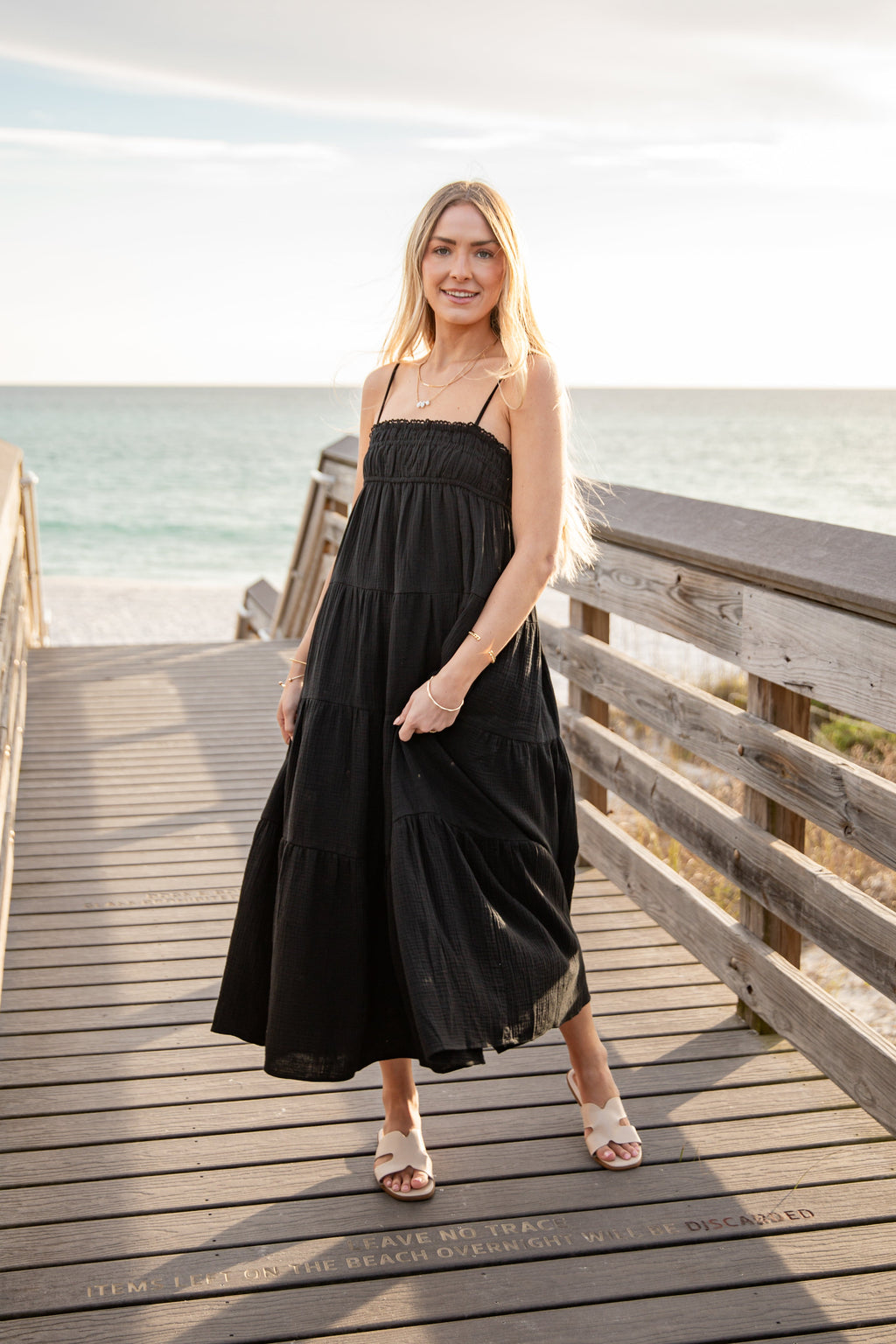 Sail Away Tiered Maxi Dress
