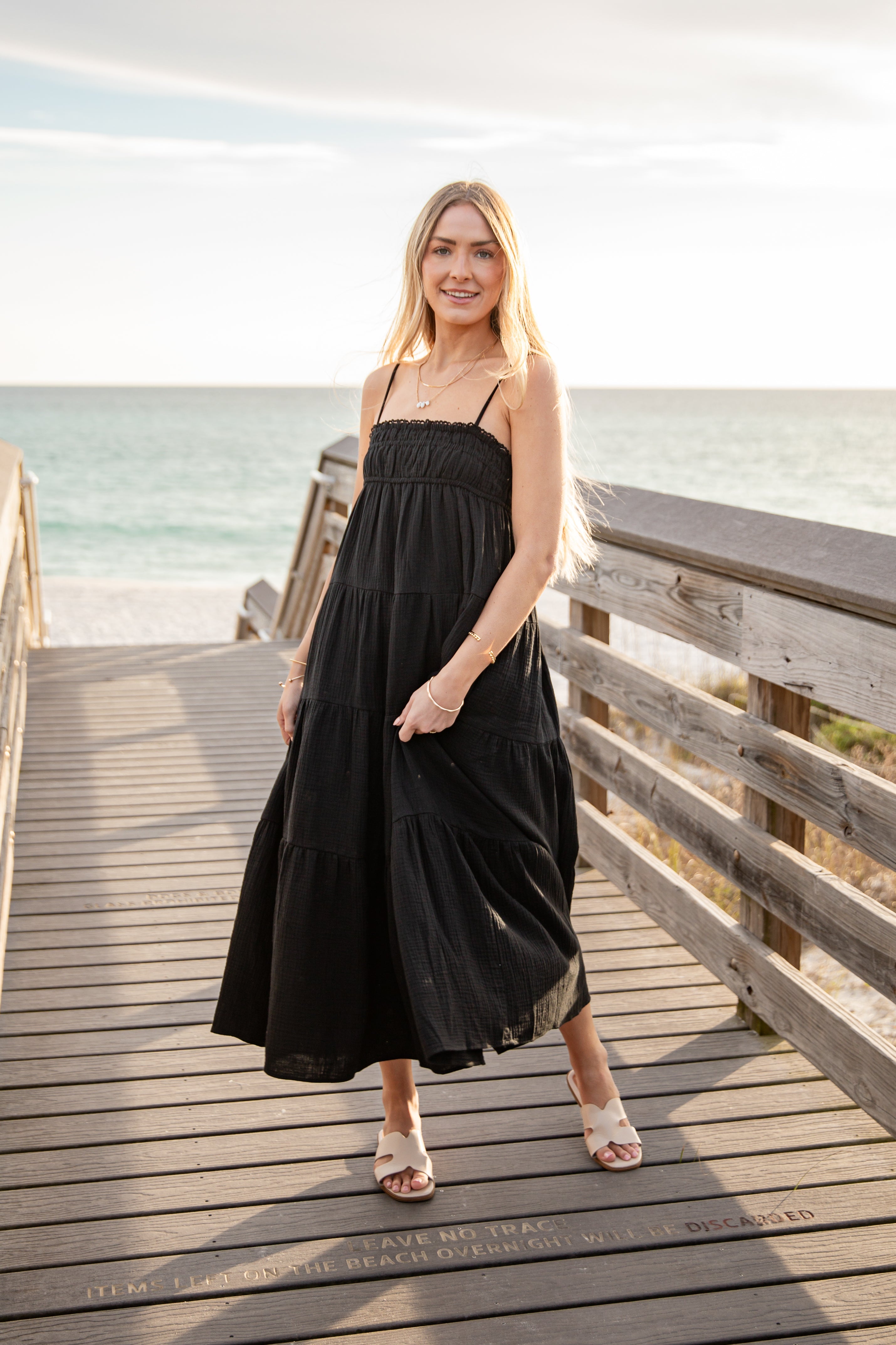 Sail Away Tiered Maxi Dress