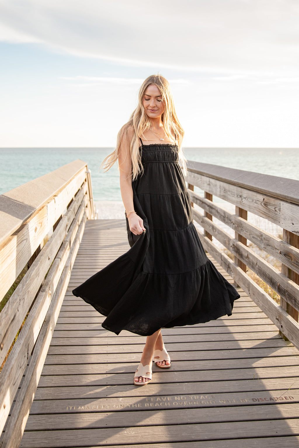 Sail Away Tiered Maxi Dress