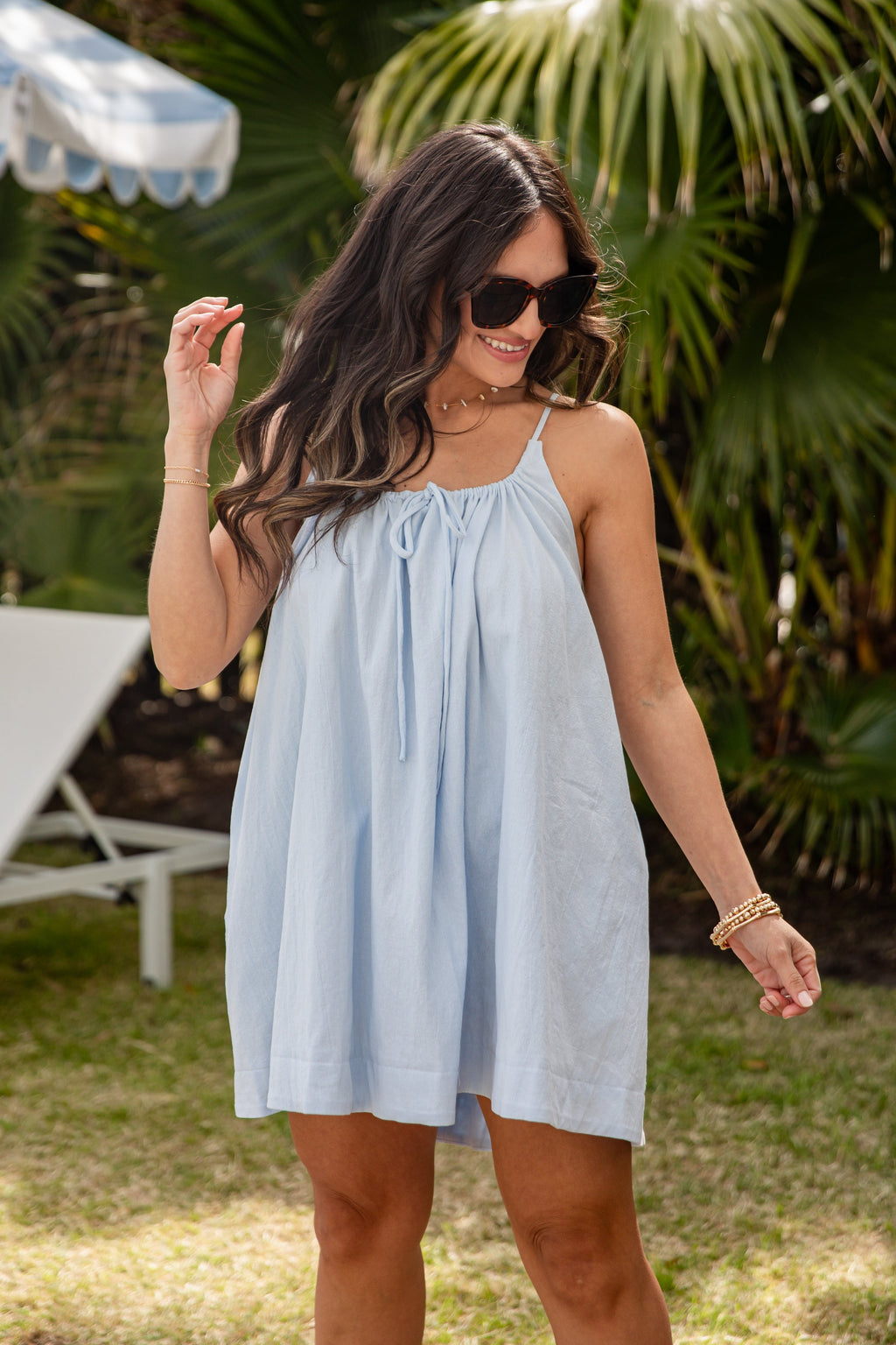 Sweet Moments Flowy Mini Dress