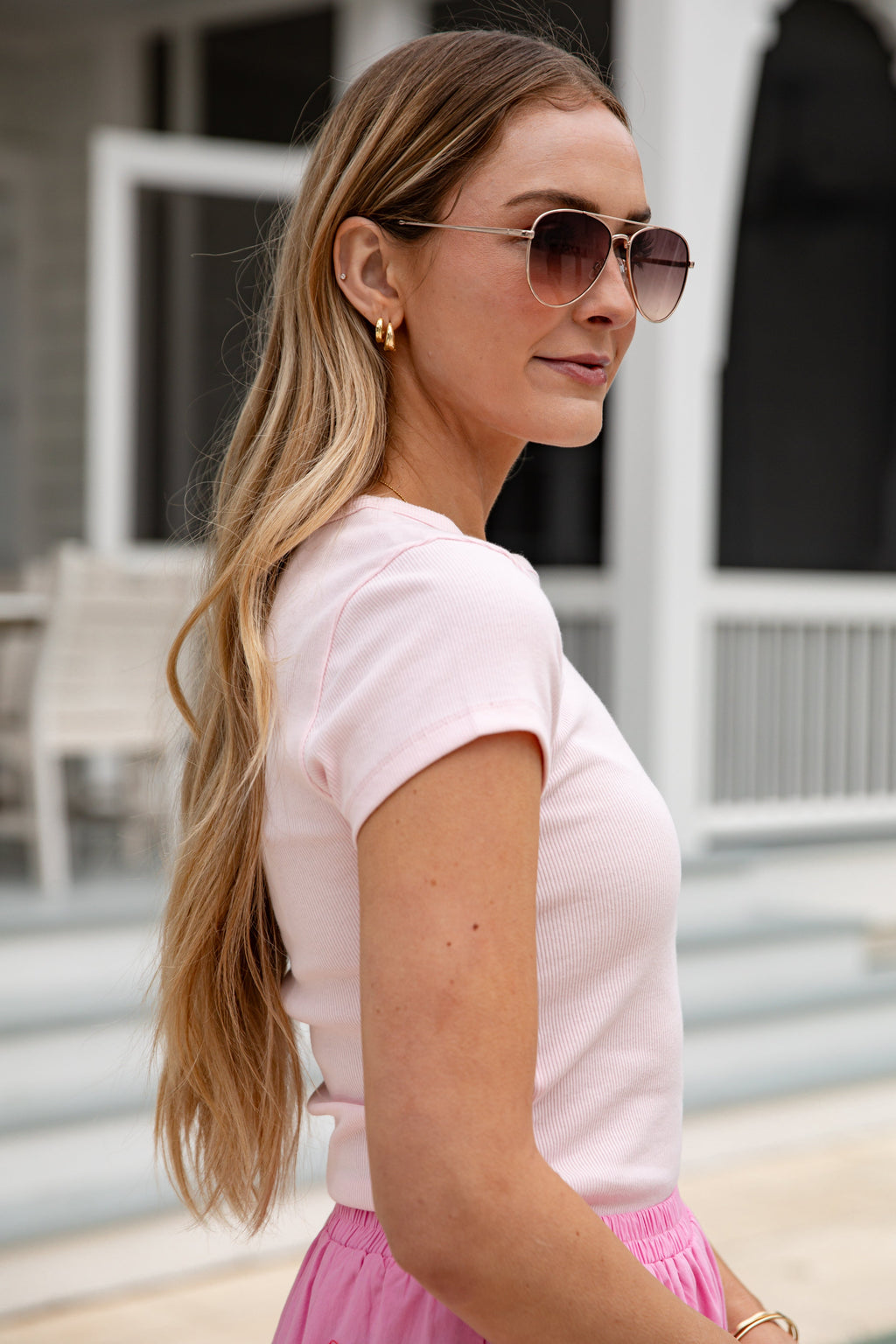Sweetheart Basic Fitted Top