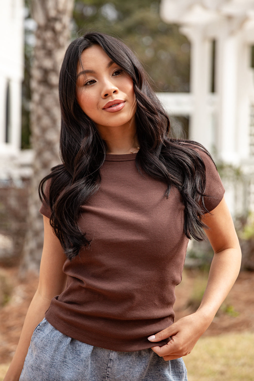 Sweetheart Basic Fitted Top