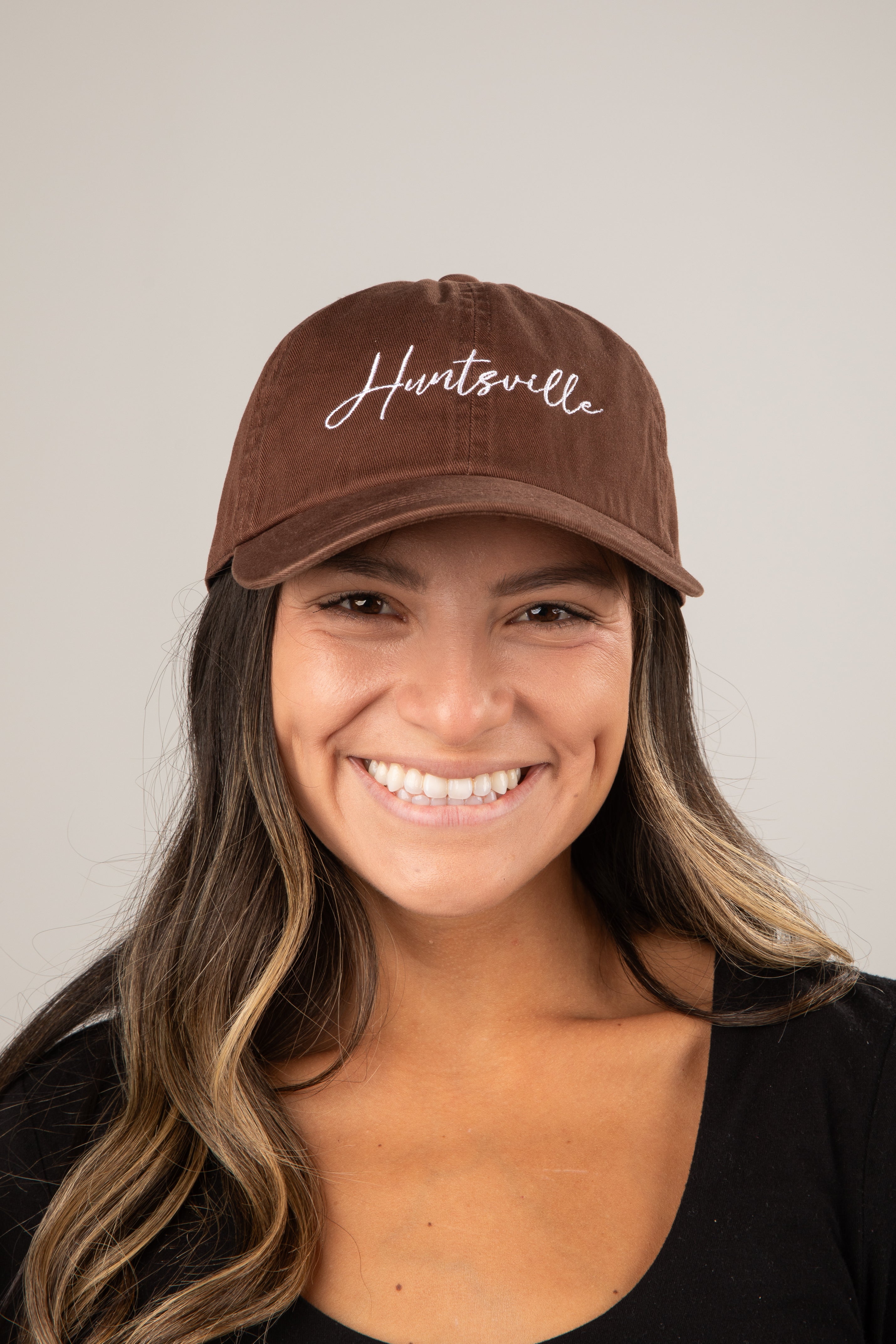 Huntsville Script Embroidered Hat