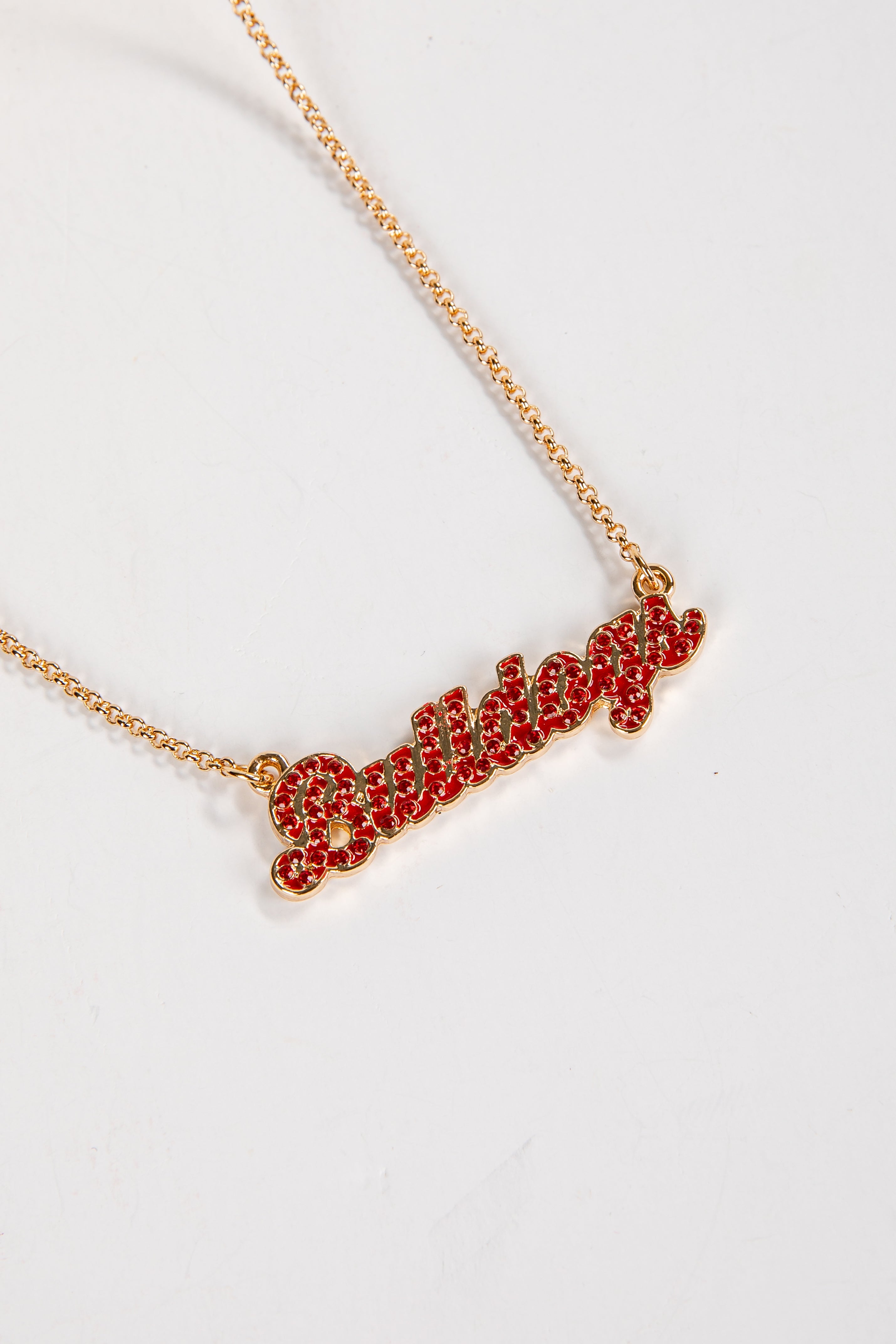 Gold Bulldogs Necklace