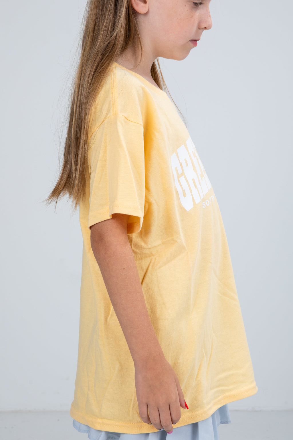 Youth Yellow Greenville South Carolina Tee