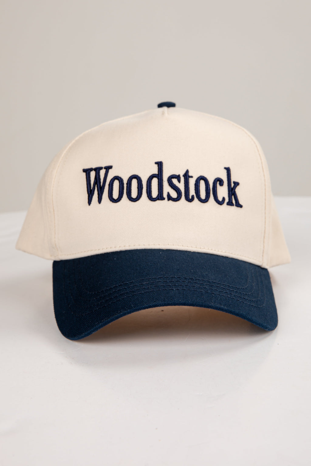 Woodstock Color Block Embroidered Hat