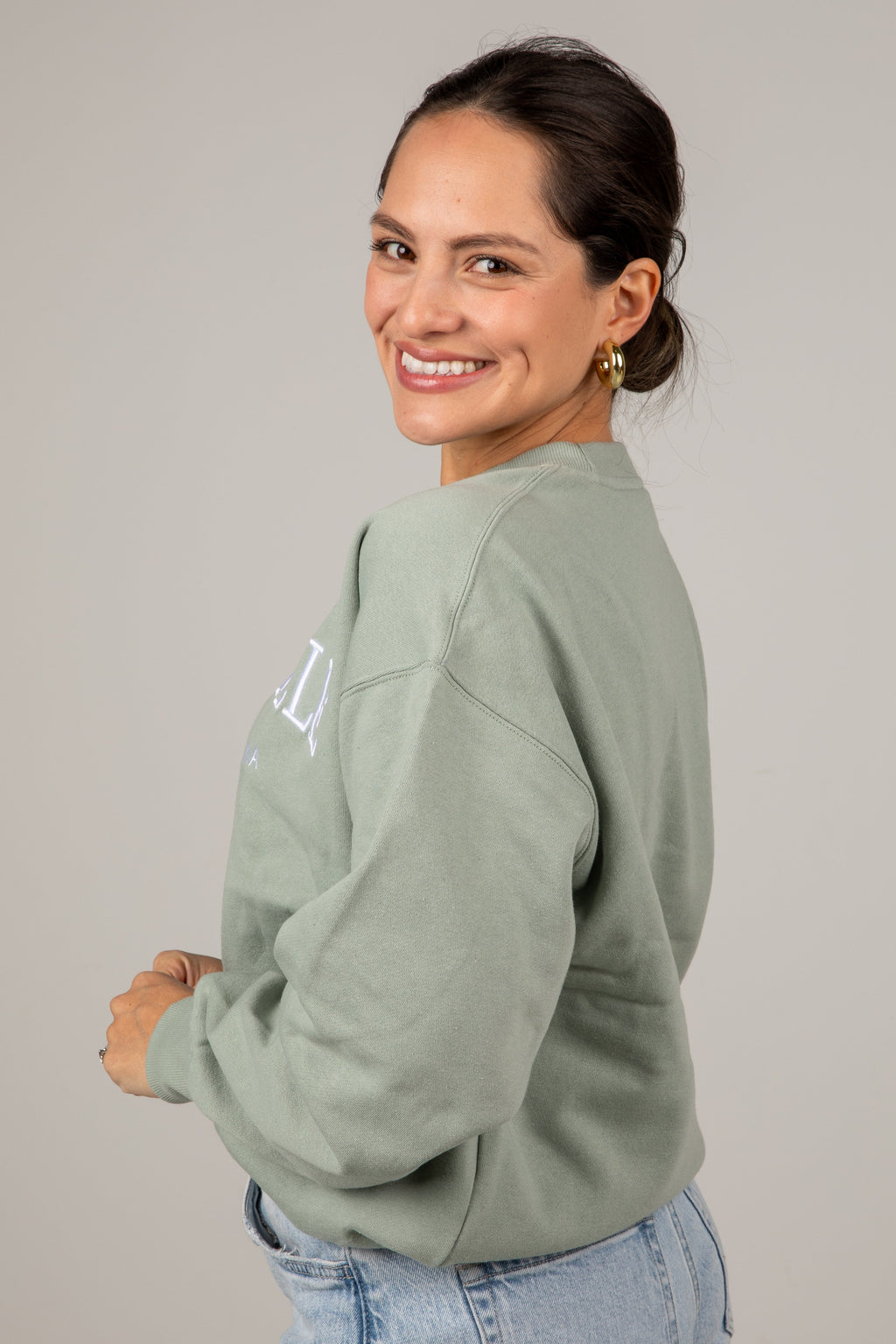Greenville South Carolina Graphic Sage Pullover