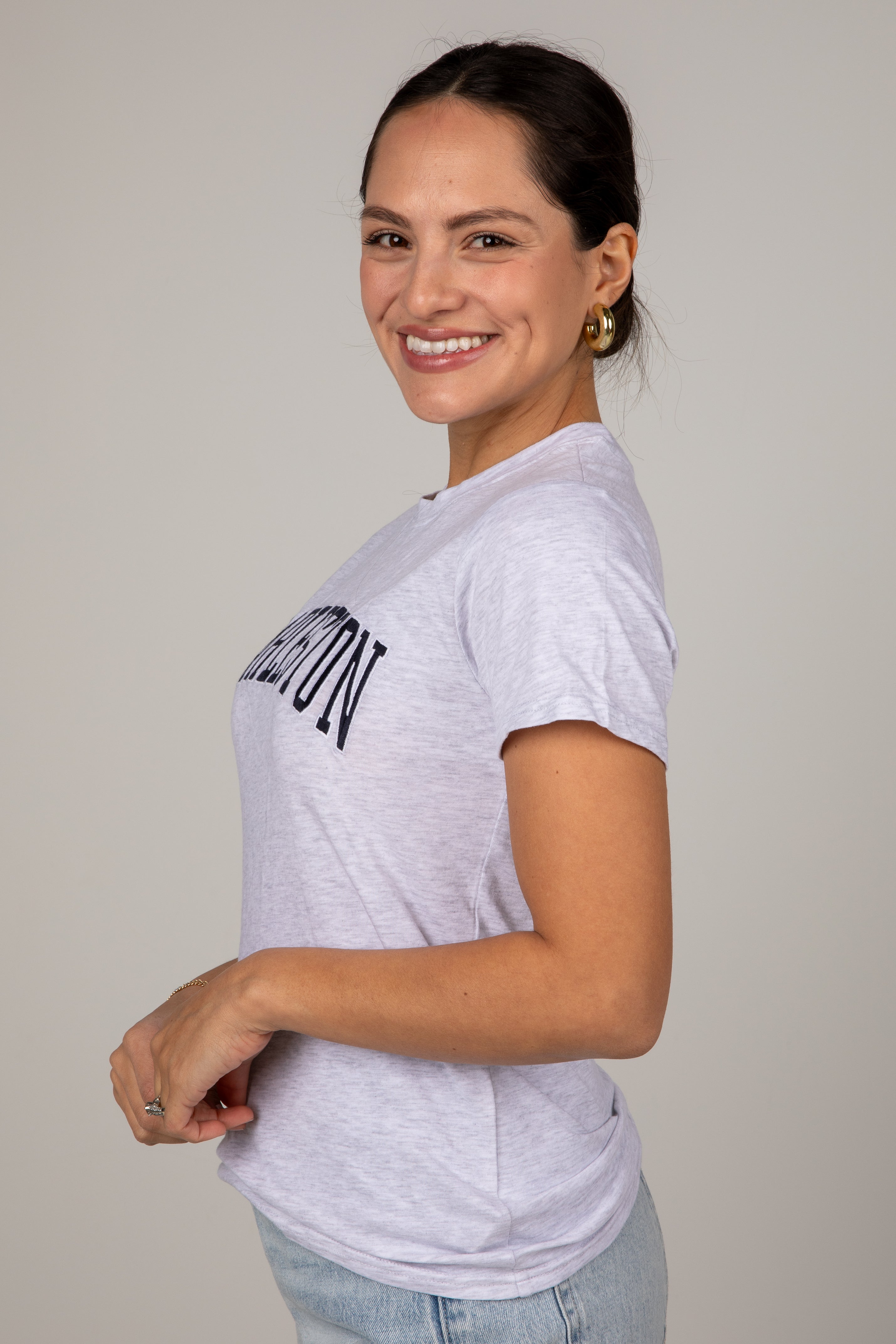 Charleston Classic Graphic Heather Grey Tee