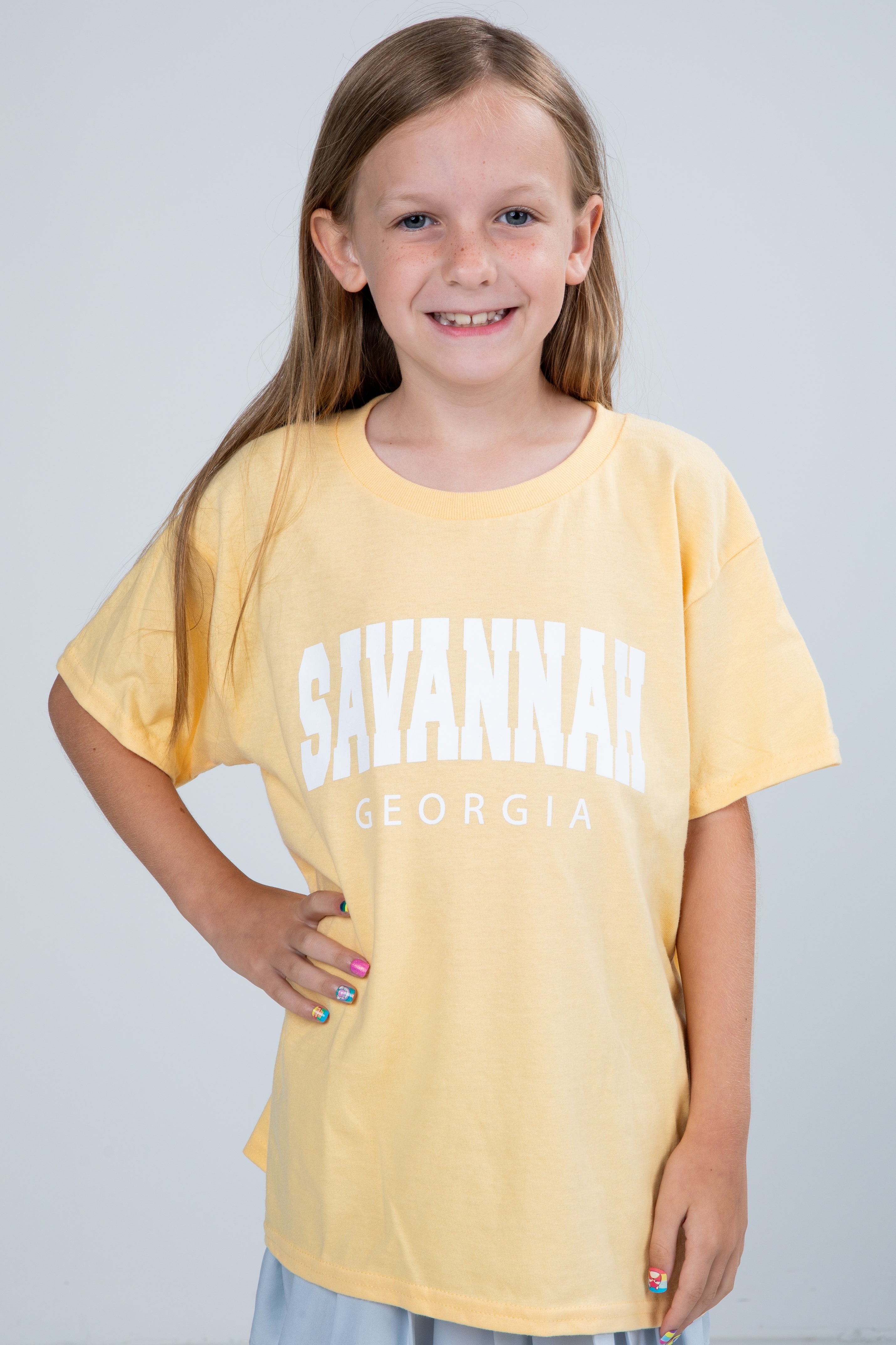 Youth Yellow Savannah Georgia Tee