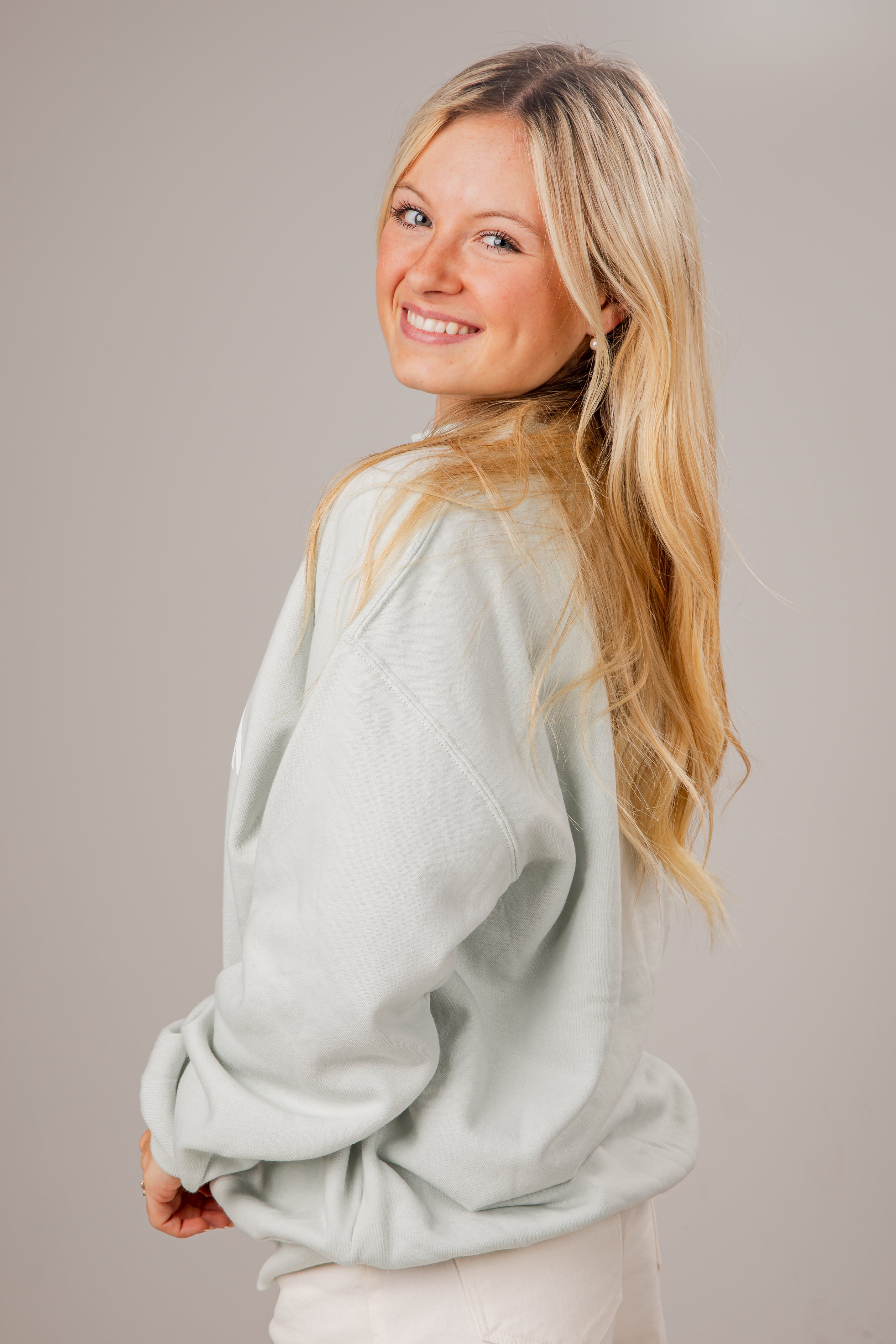 Charleston Graphic Sage Mockneck Sweatshirt