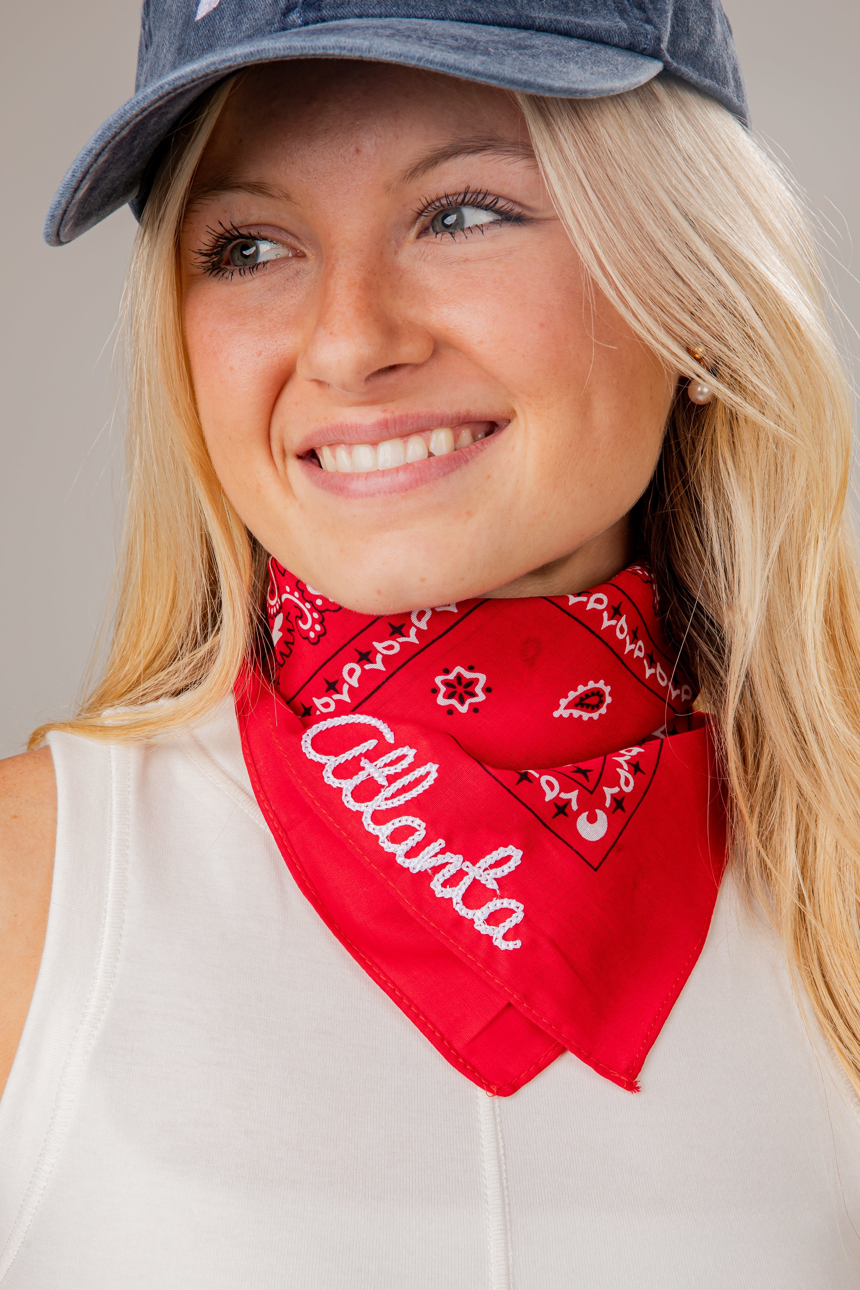 Red Atlanta Bandana