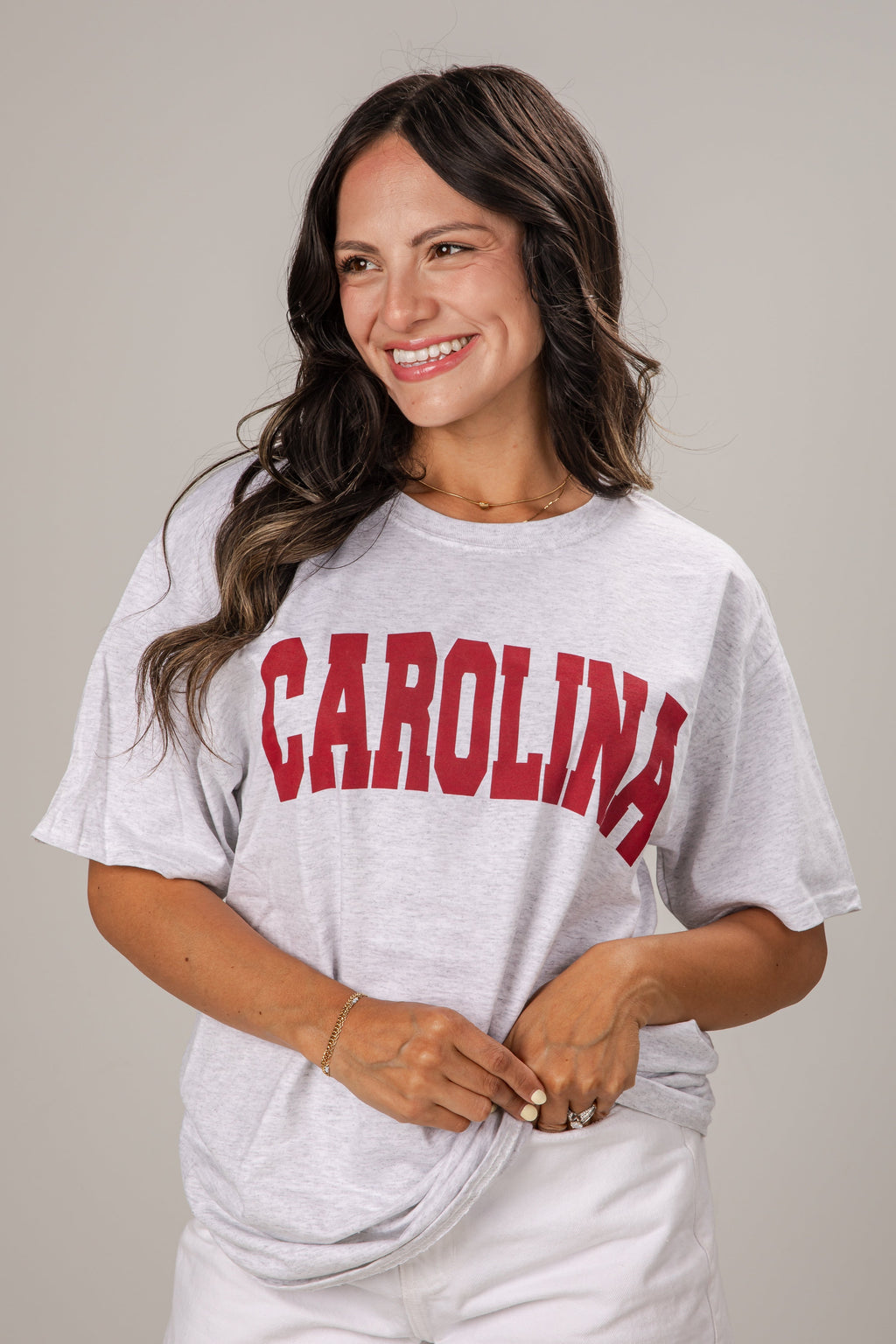 Heather Grey Carolina Graphic Tee