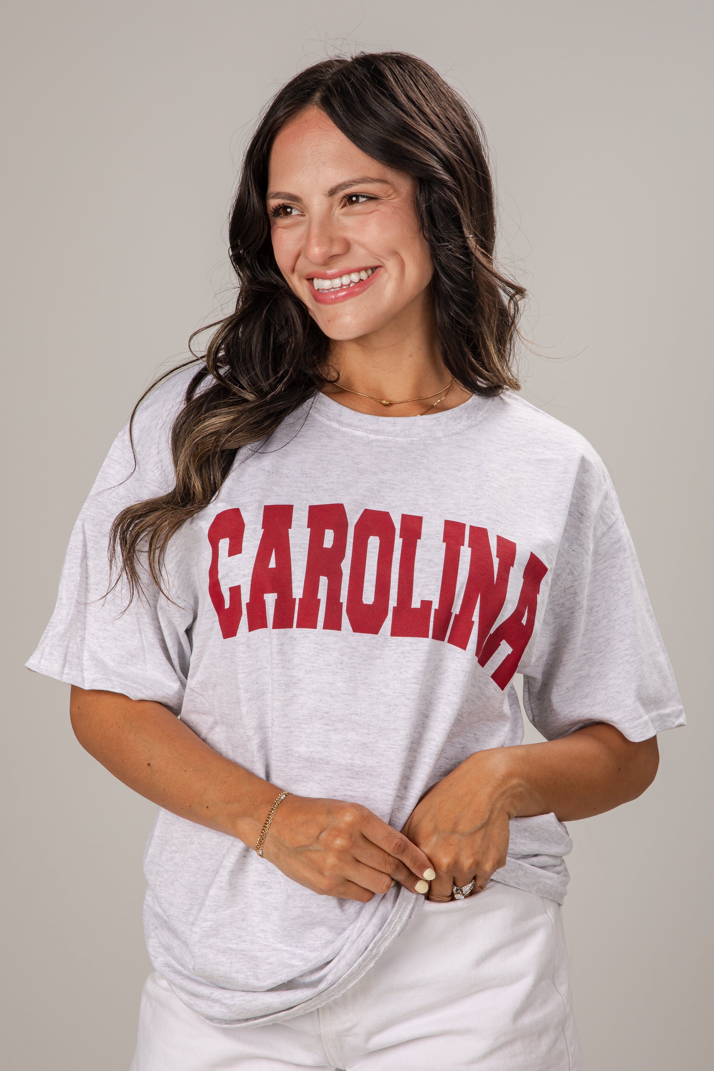 Heather Grey Carolina Graphic Tee