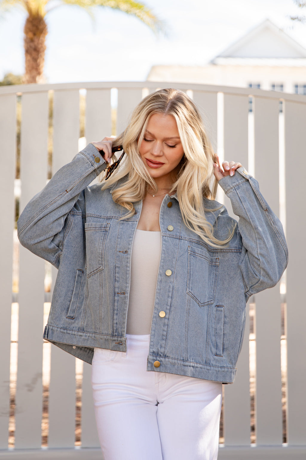 FINAL SALE - Easygoing Classic Denim Jacket