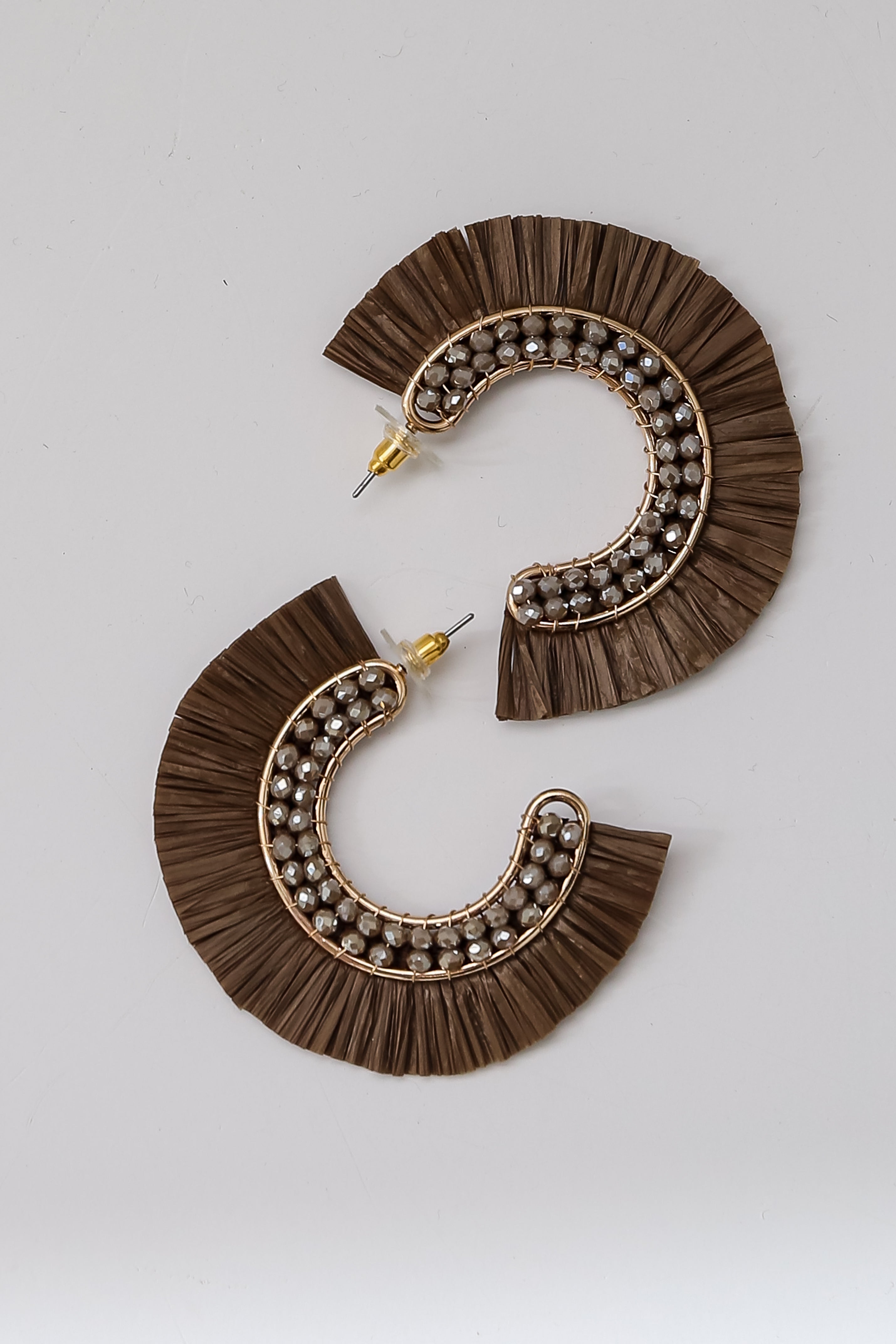 FINAL SALE - Lauren Fringe Hoop Earrings