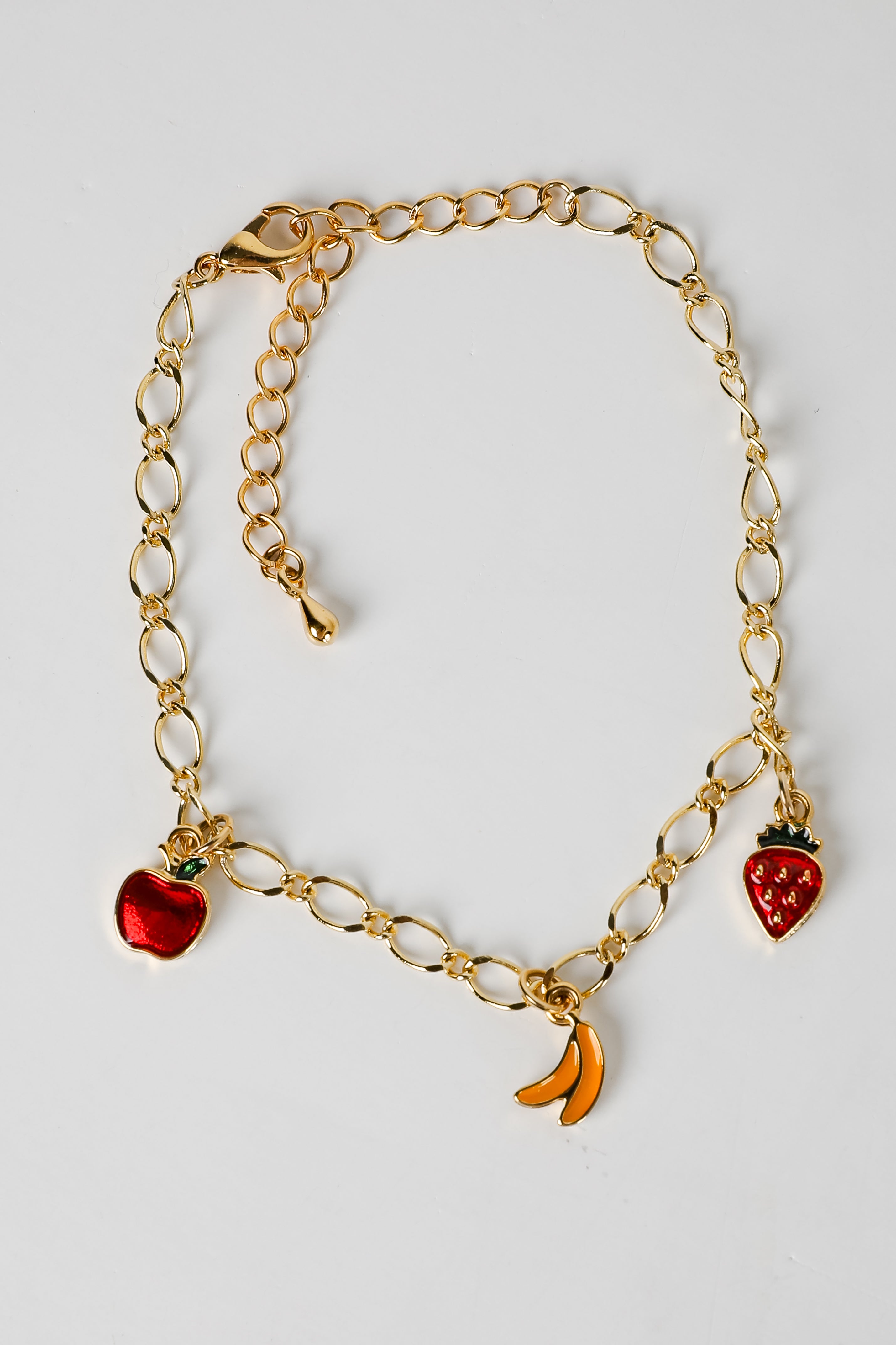 FINAL SALE - Aurora Gold Fruit Charm Bracelet
