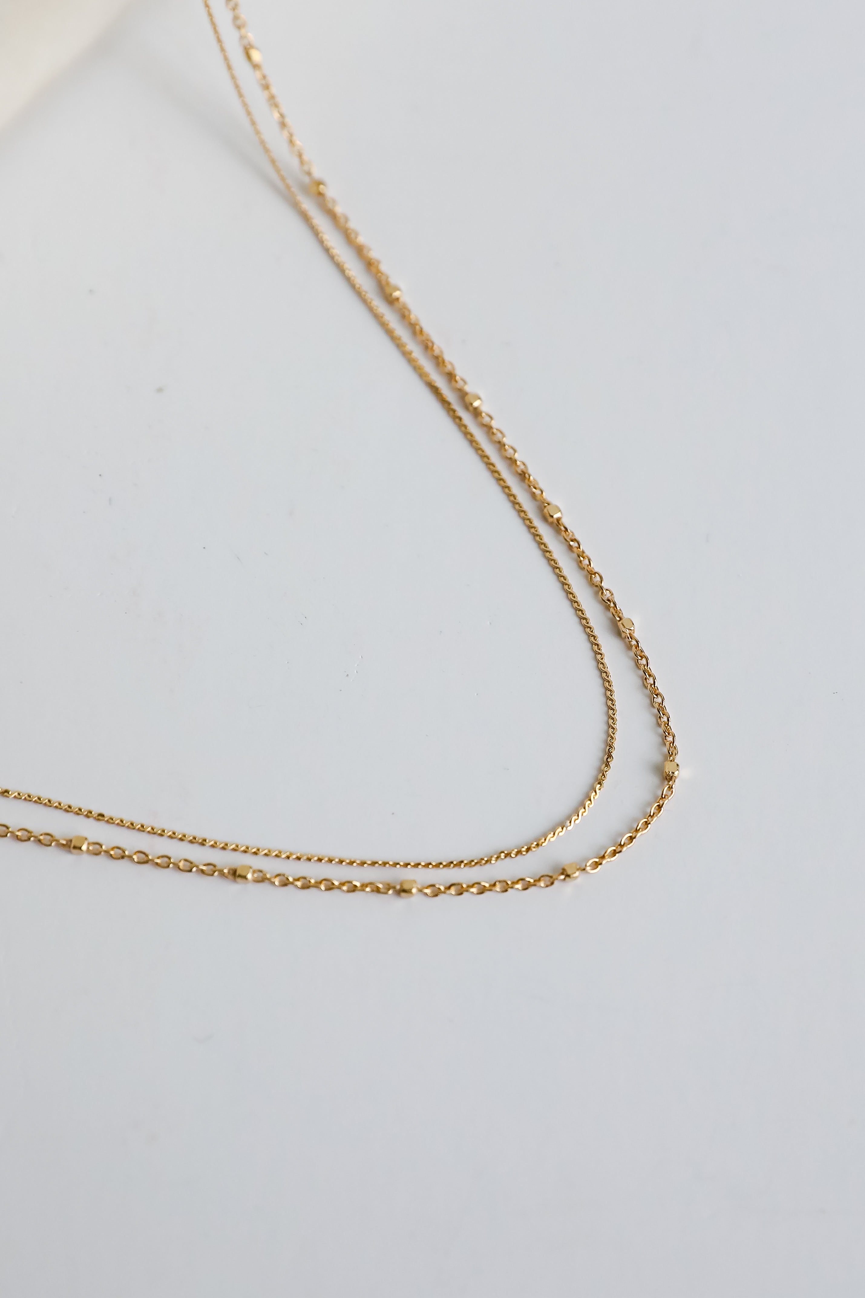 FINAL SALE - Nova Gold Layered Chain Necklace