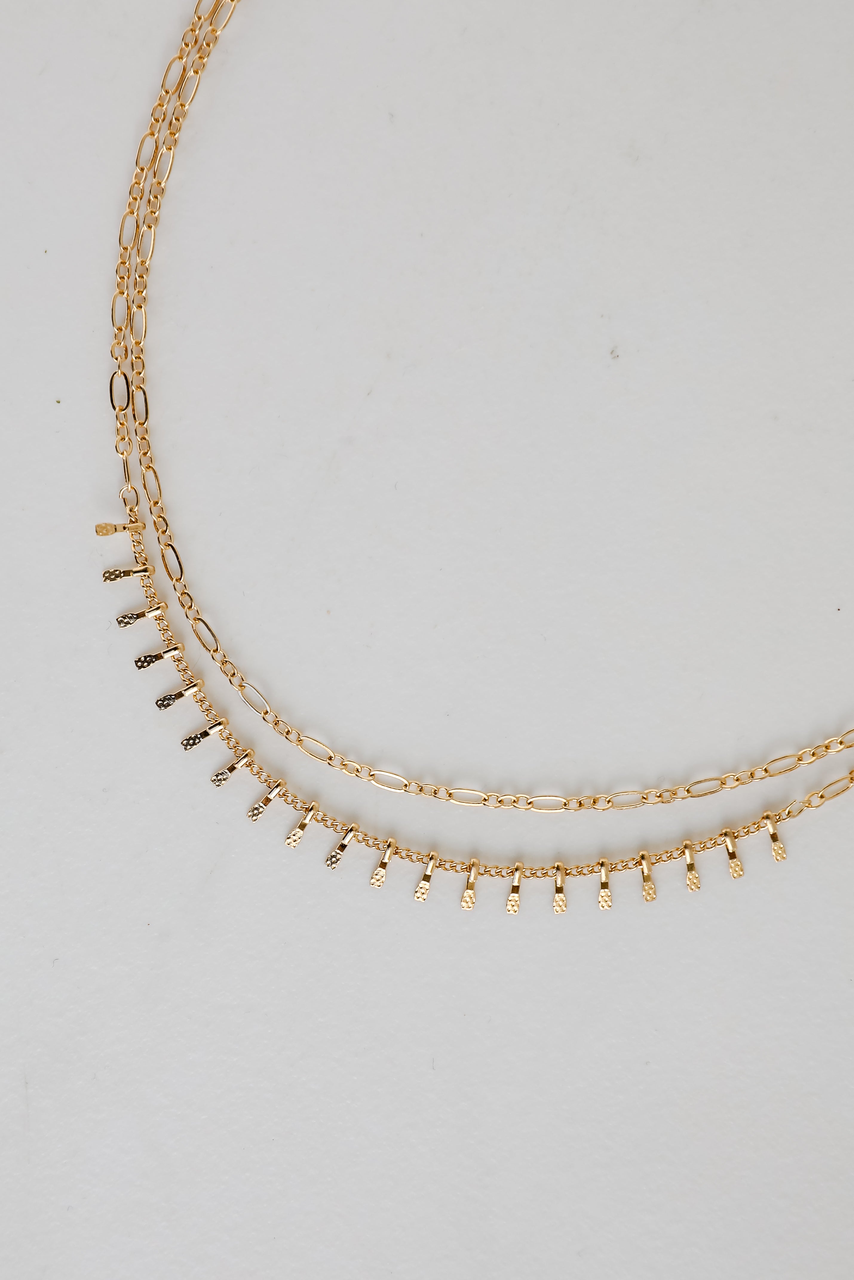 FINAL SALE - Kaia Gold Layered Chain Necklace