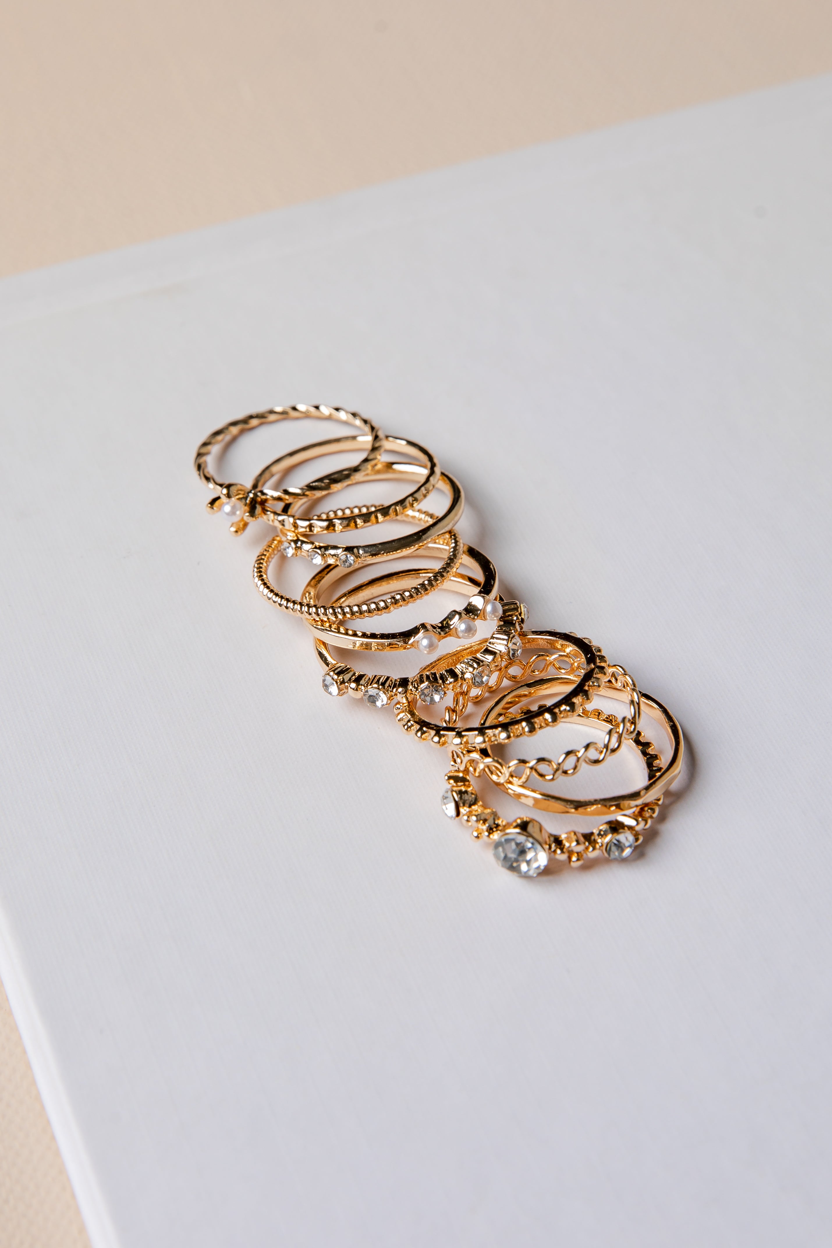 Vivienne Gold Ring Set