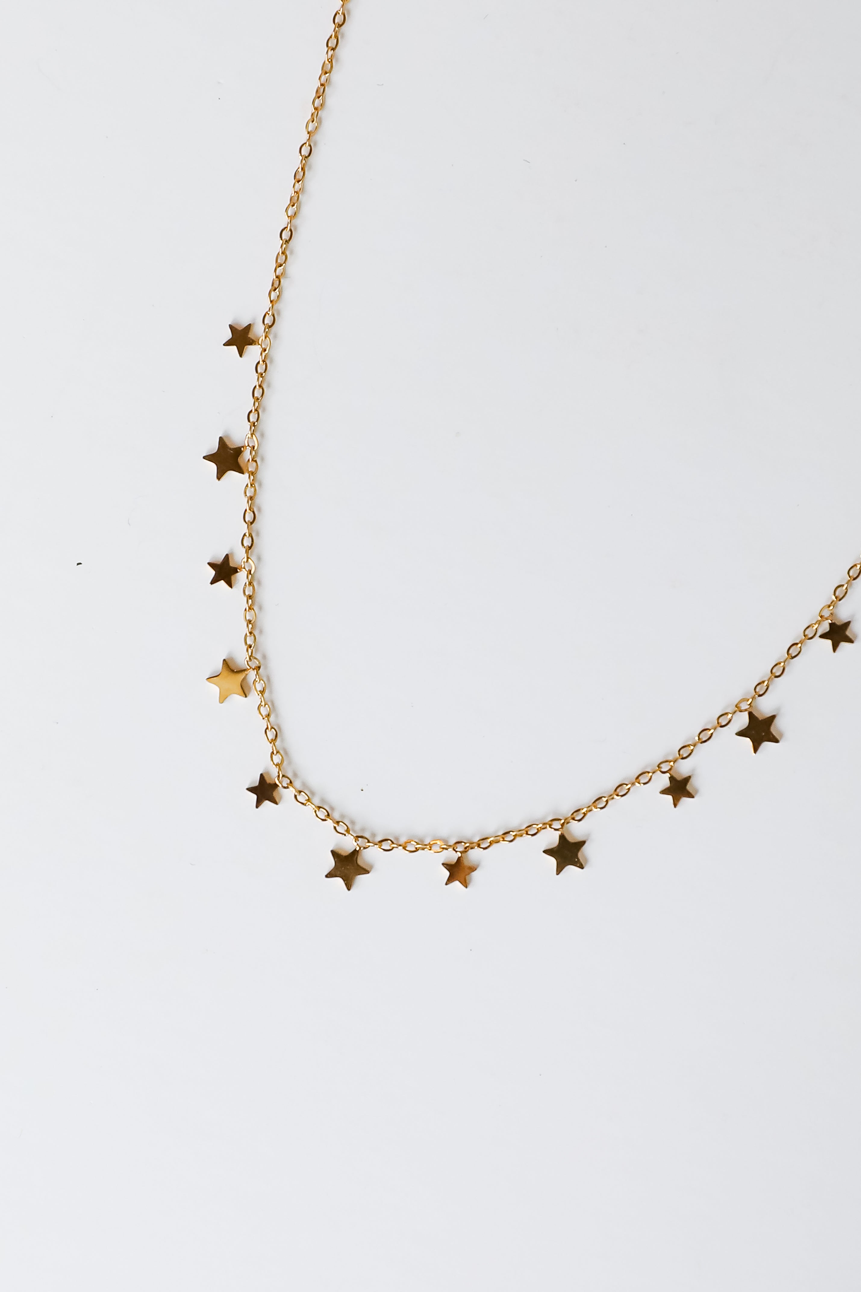 FINAL SALE - Elise Gold Star Charm Necklace