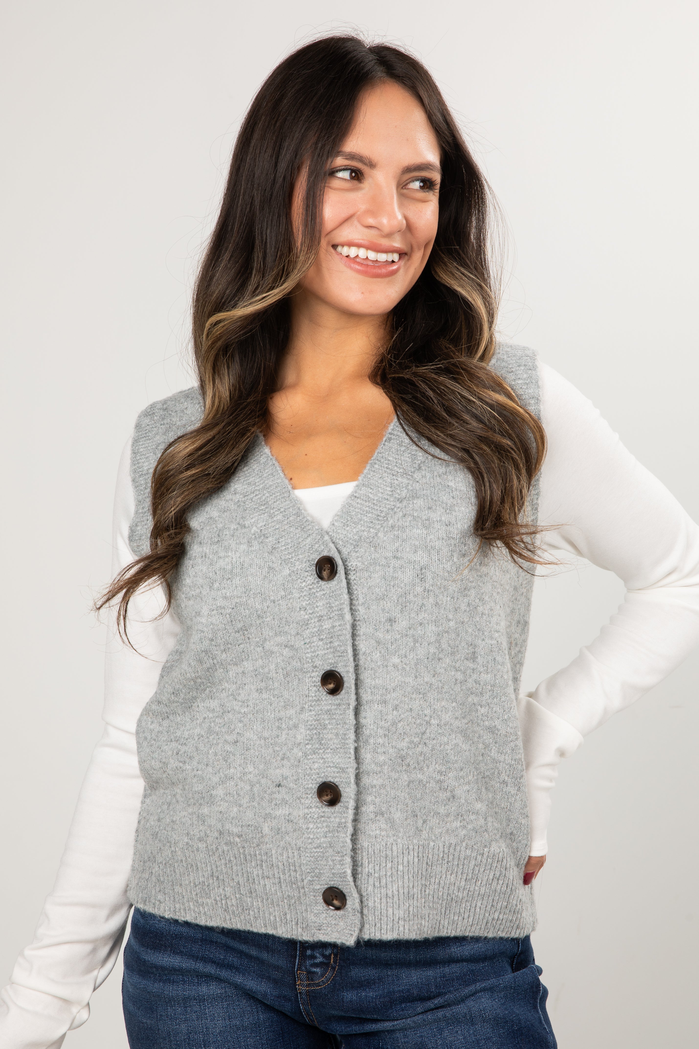 FINAL SALE - Aspen Knit Vest - DU Deal