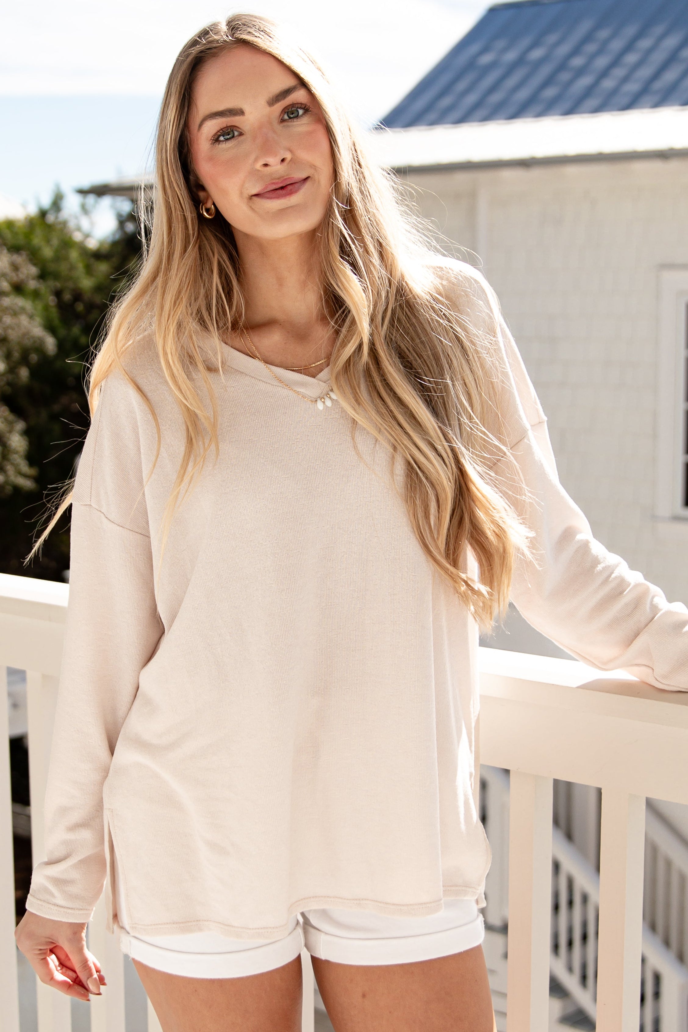 FINAL SALE - Laidback Luxe Long Sleeve Knit