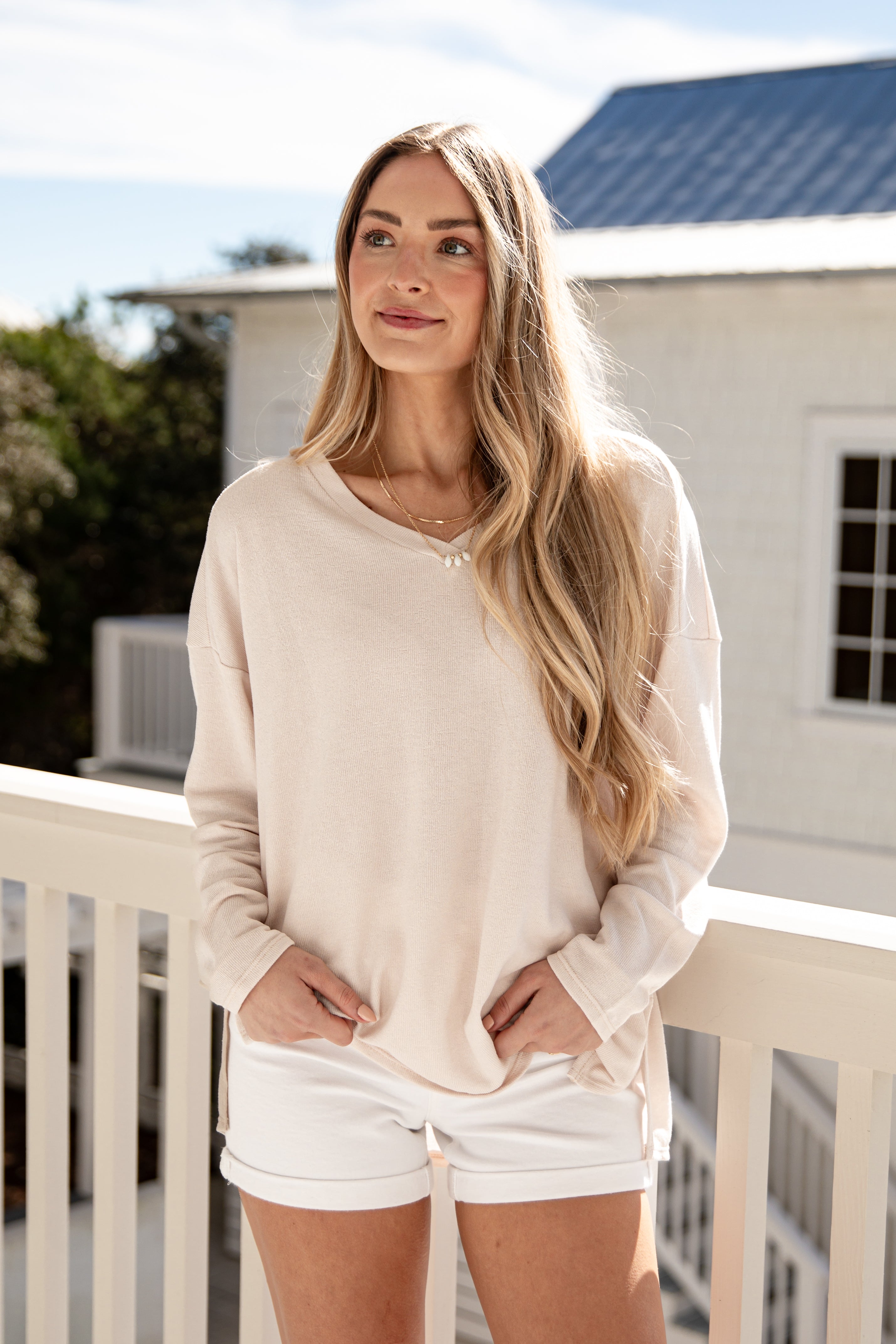 FINAL SALE - Laidback Luxe Long Sleeve Knit
