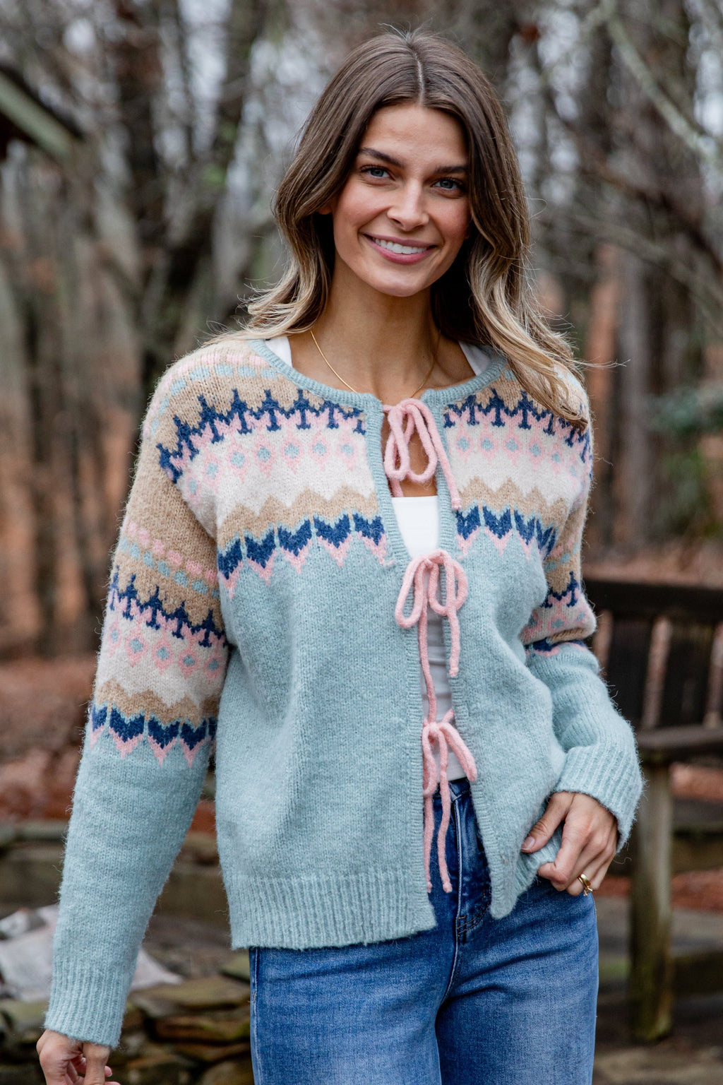 FINAL SALE - Emberfield Light Blue Knit Sweater