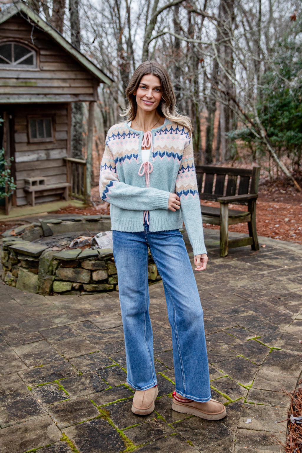FINAL SALE - Emberfield Light Blue Knit Sweater