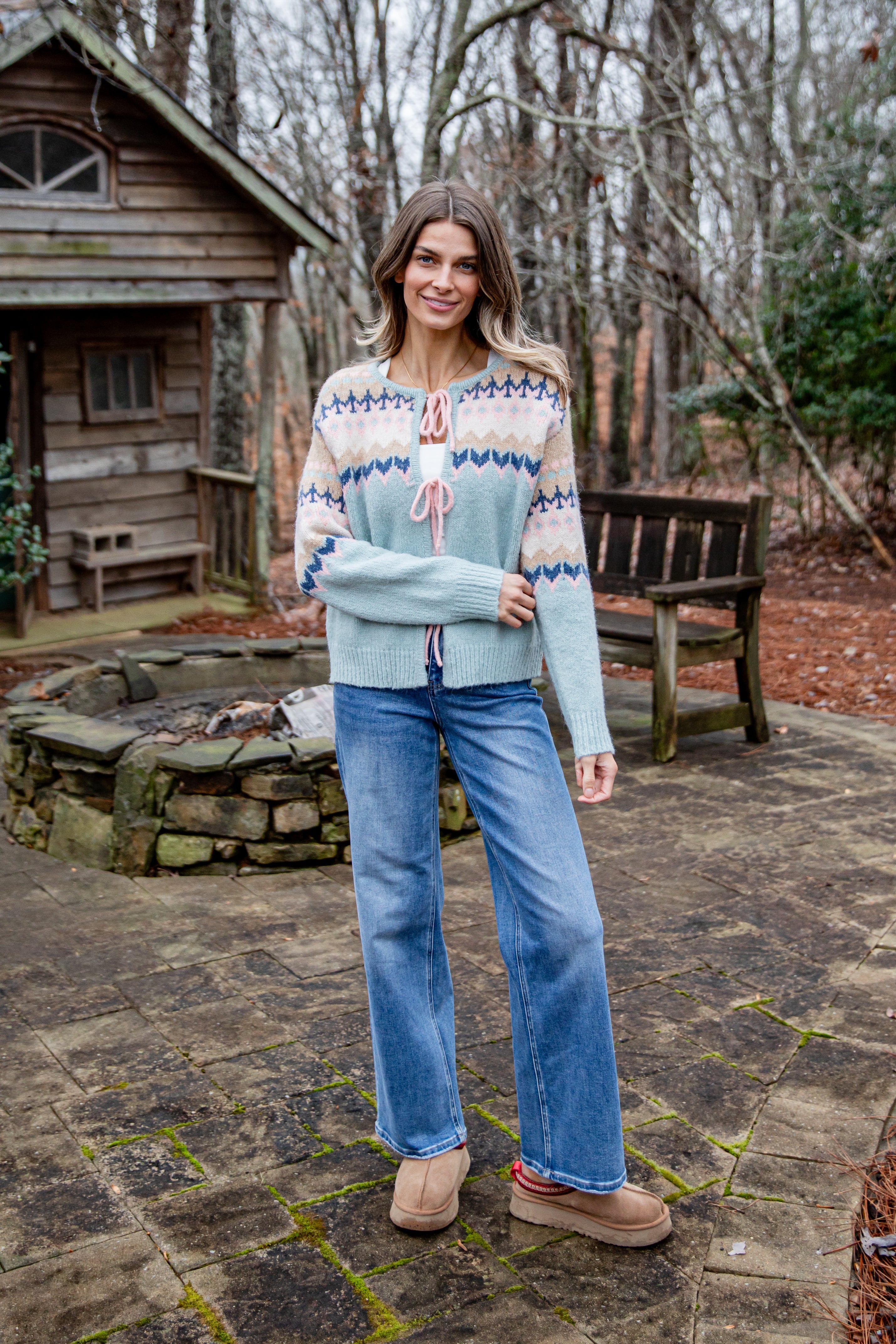 FINAL SALE - Emberfield Light Blue Knit Sweater