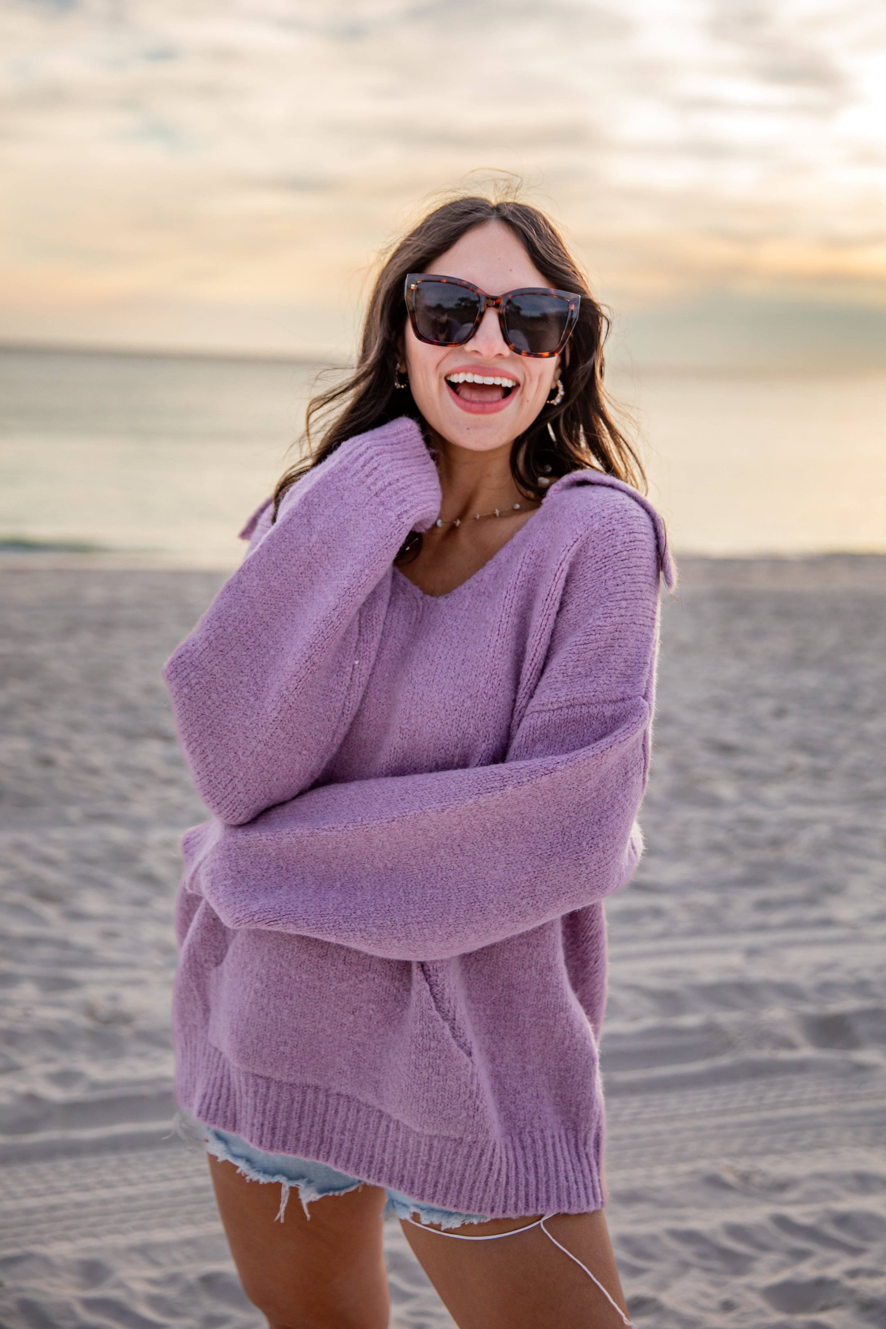 FINAL SALE - Hold Me Close Collared Knit Sweater