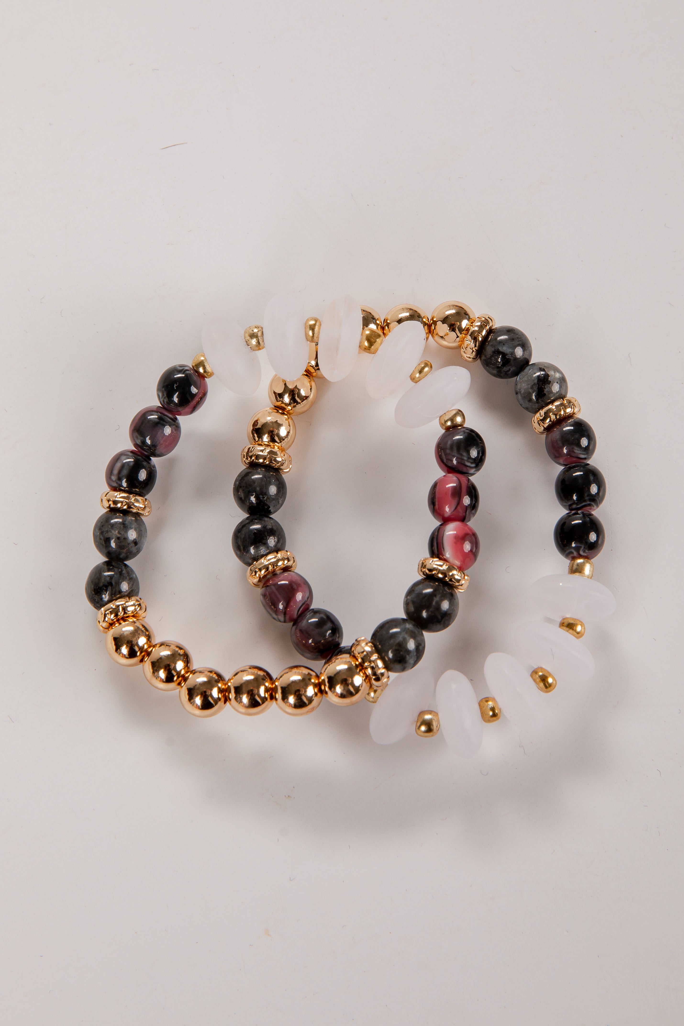 Juliette Gold Beaded Bracelet Set