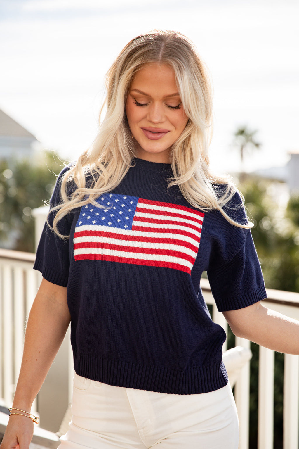 All American Navy Flag Kit Top