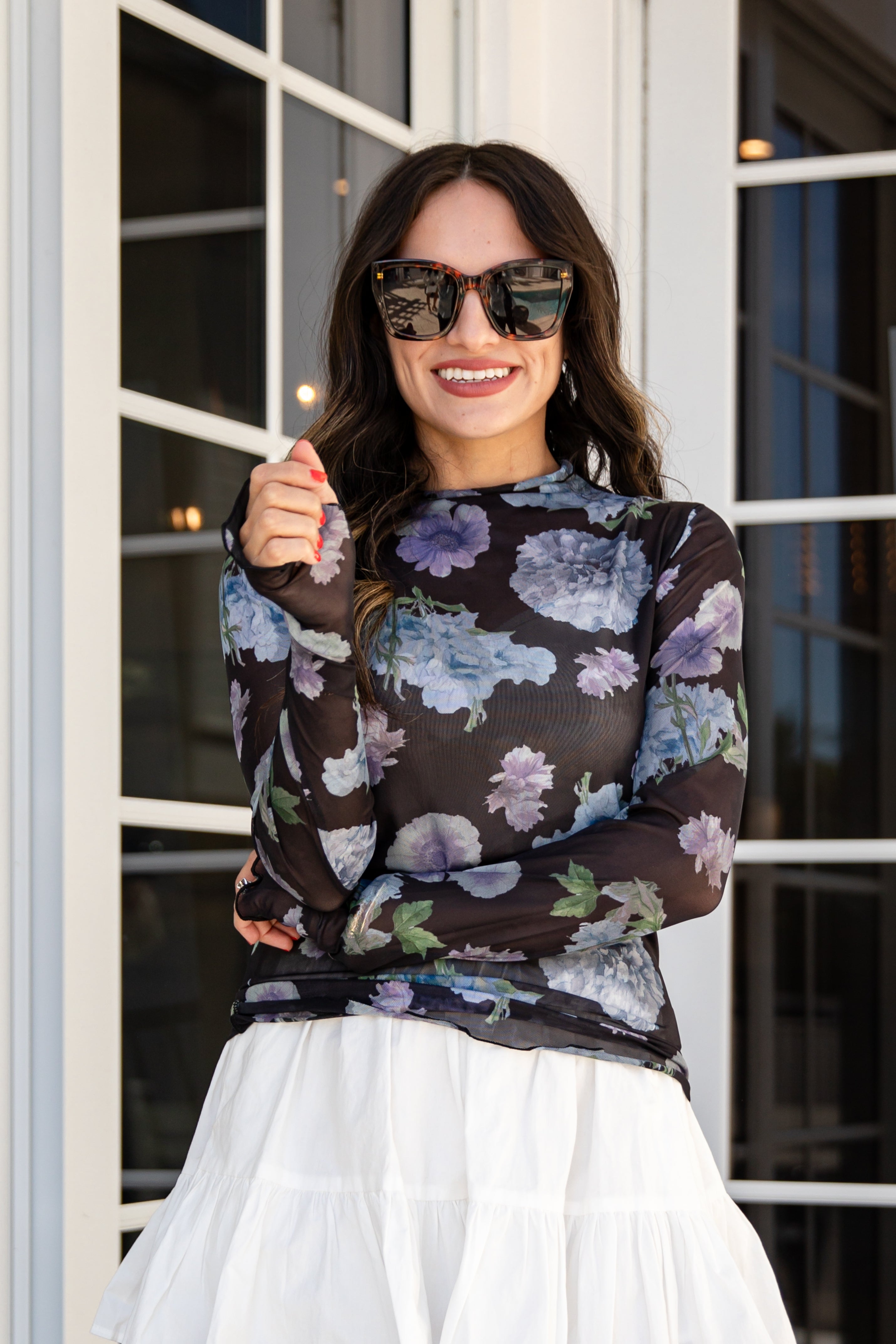 FINAL SALE - Lady Lux Floral Layering Top - DU Deal