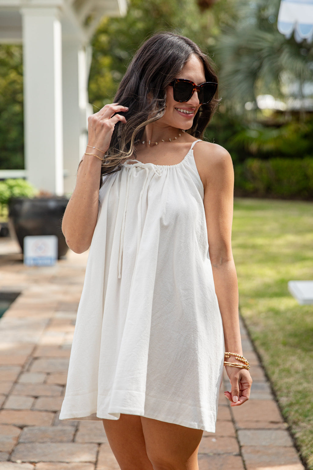 Sweet Moments Flowy Mini Dress