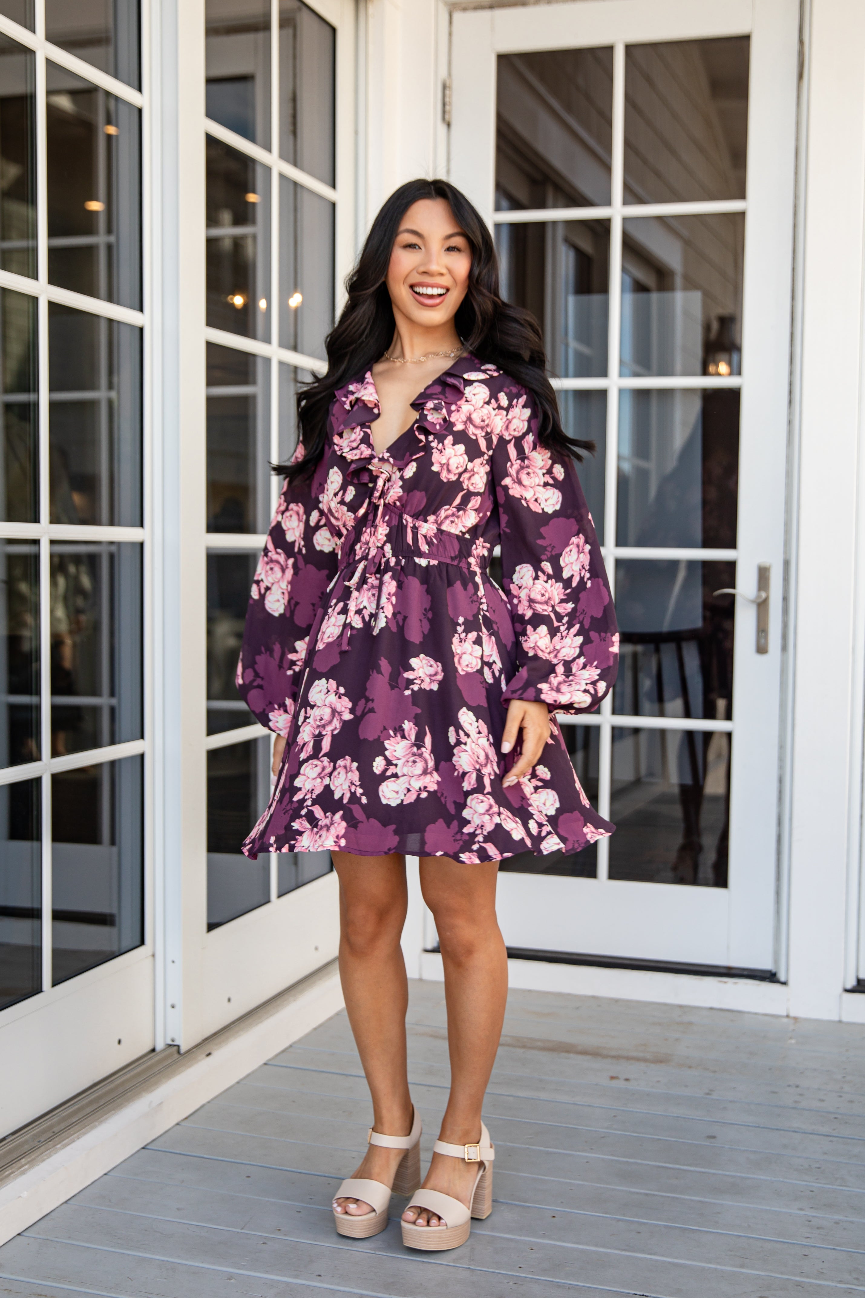 FINAL SALE - Simply Ready Purple Mini Dress - DU Deal